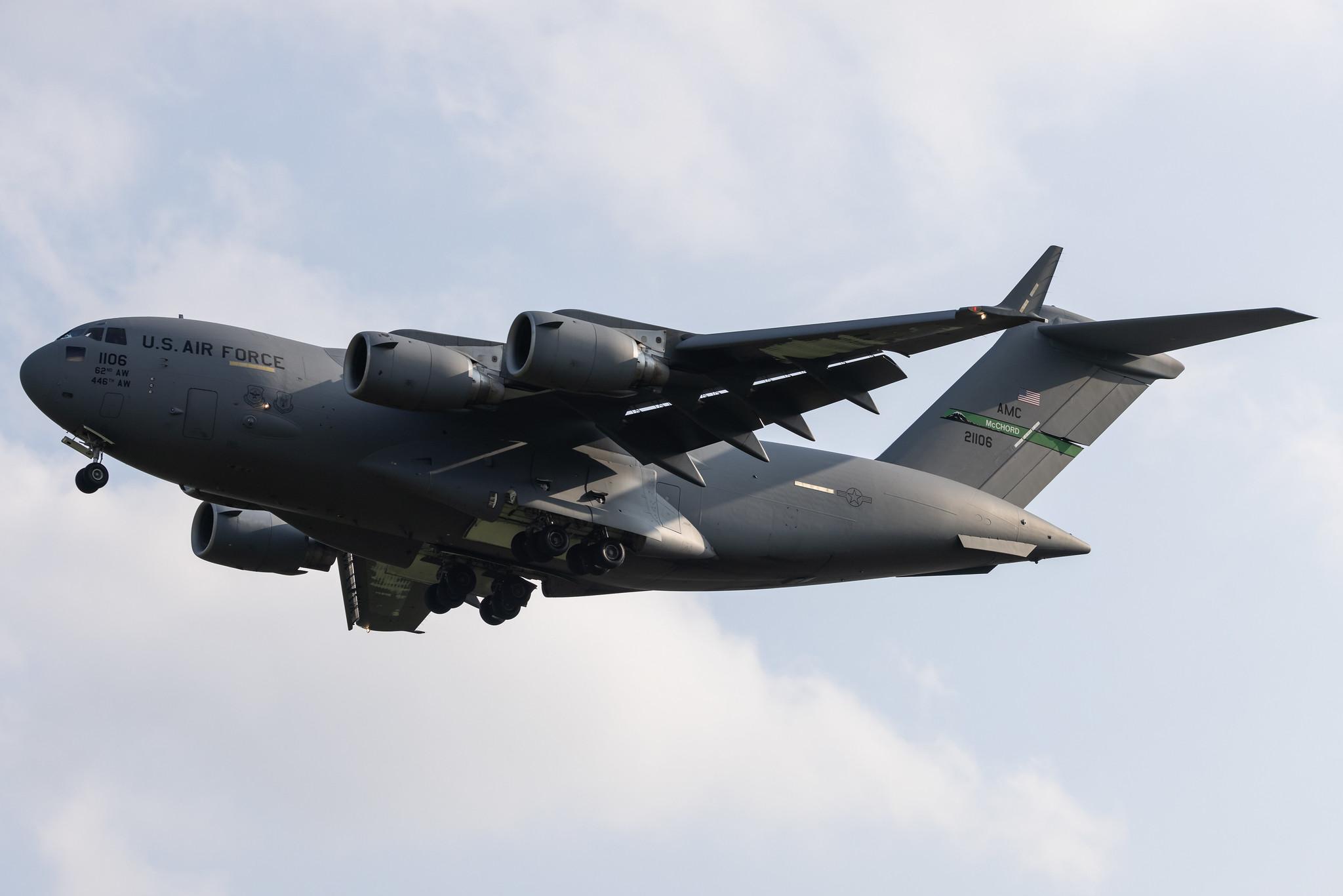 Ramstein Air Base: United States Air Force (USAF) | Boeing C-17A Globemaster III C17 | 02-1106 | MSN P-106