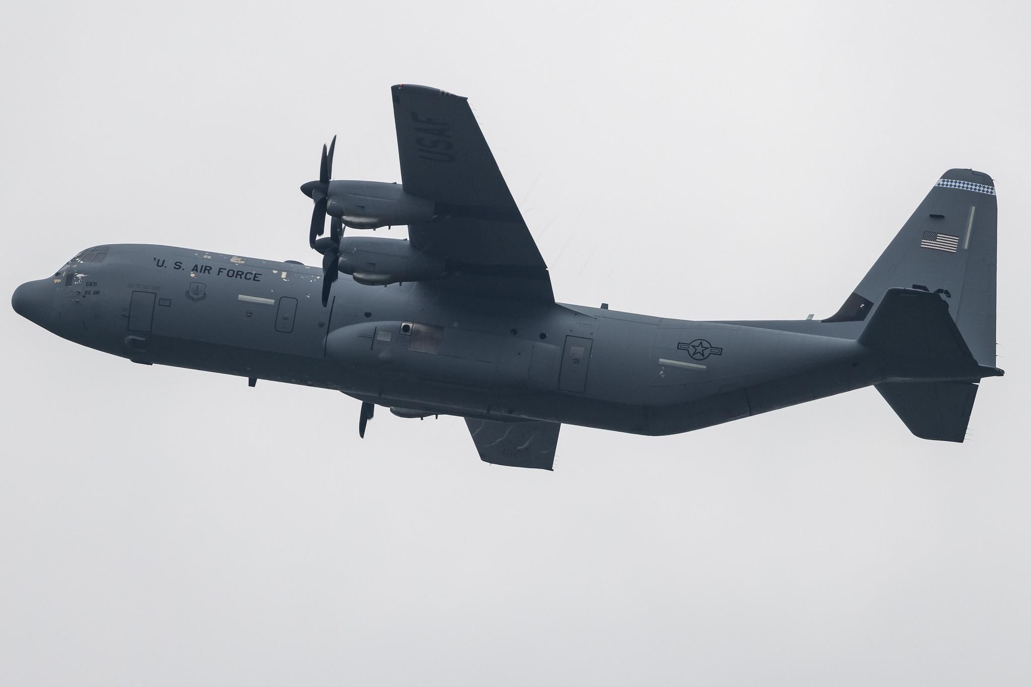 Ramstein Air Base: United States Air Force (USAF) | Lockheed Martin C-130J-30 Hercules C130 | 15-5831 | MSN 5831