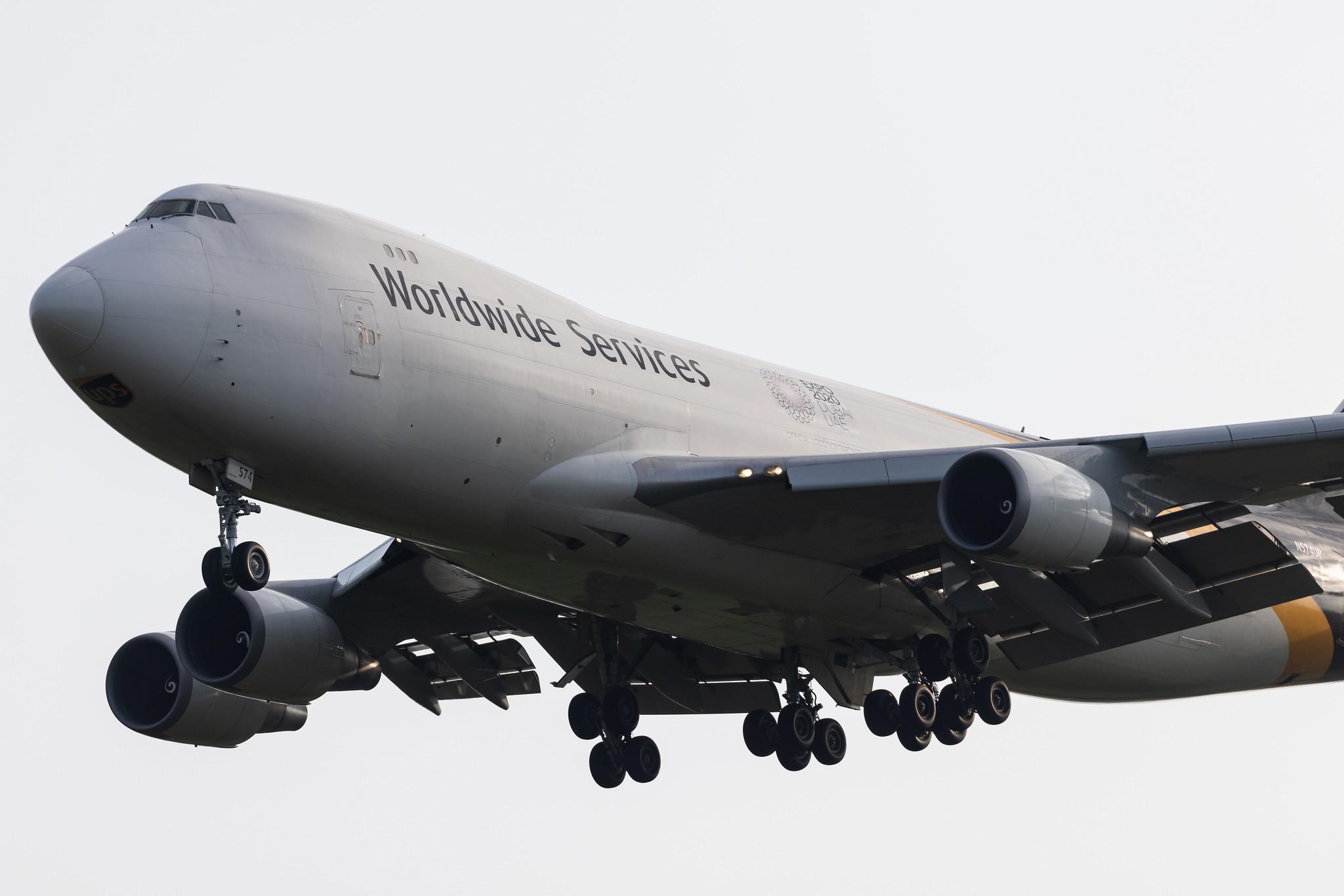 Ramstein Air Base: UPS (5X / UPS) |  Boeing 747-44AF B744 | N574UP | MSN 35663