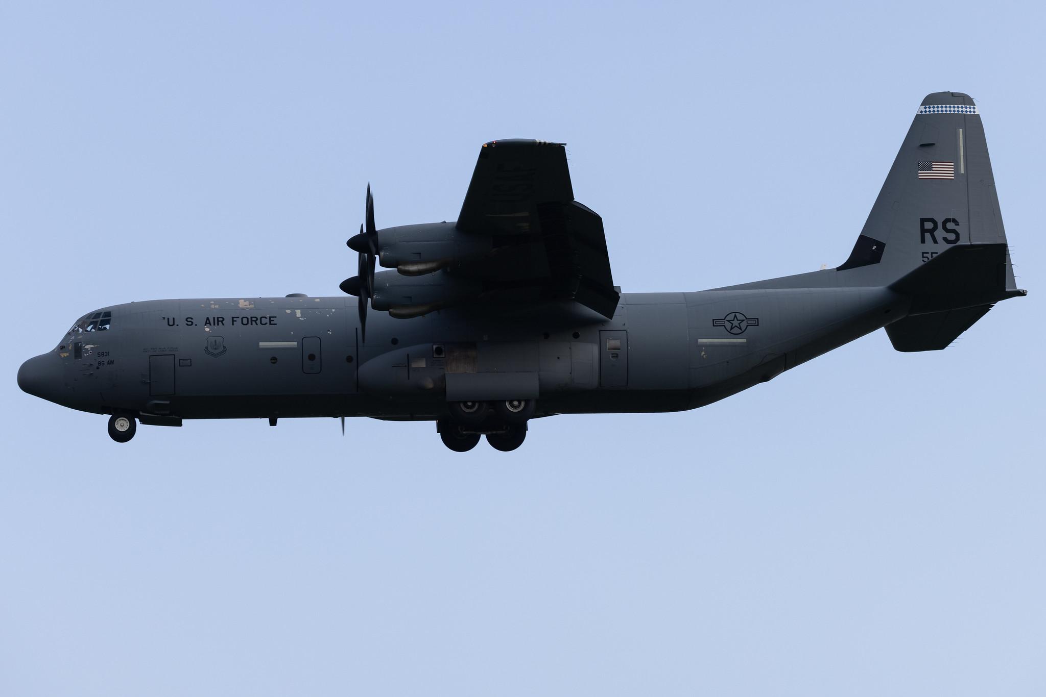 Ramstein Air Base: United States Air Force (USAF) | Lockheed Martin C-130J-30 Hercules C130 | 15-5831 | MSN 5831