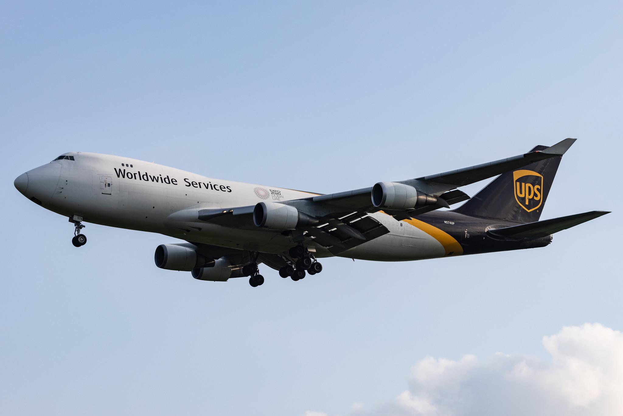 Ramstein Air Base: UPS (5X / UPS) |  Boeing 747-44AF B744 | N574UP | MSN 35663