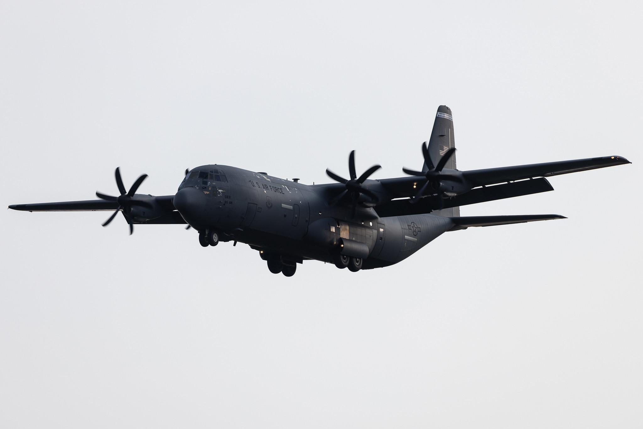 Ramstein Air Base: United States Air Force (USAF) | Lockheed Martin C-130J-30 Hercules C130 | 15-5831 | MSN 5831