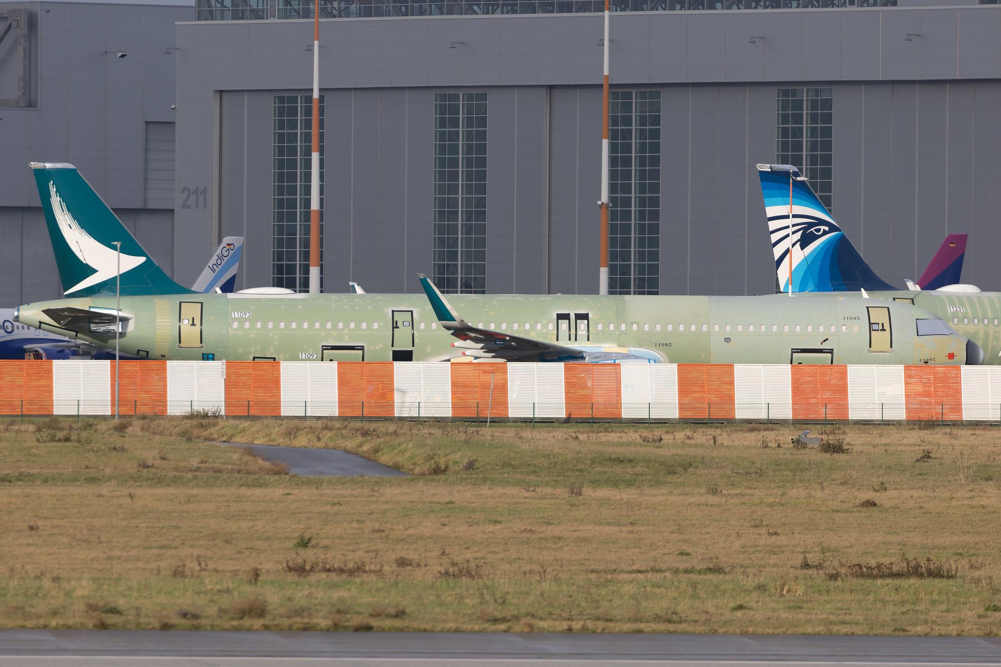 Hamburg Finkenwerder: Cathay Pacific (CX / CPA) | Airbus A321-251NX A21N | D- | B-HPP | MSN 11093