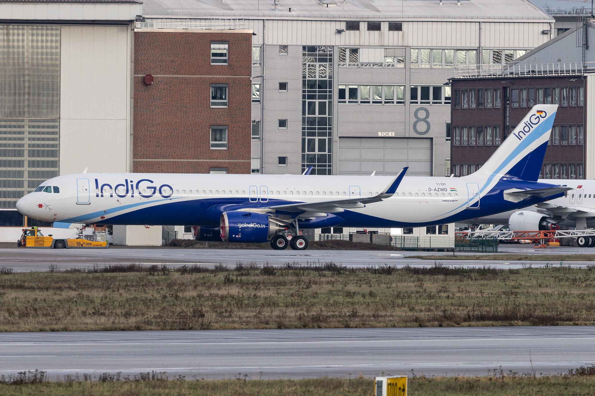 Hamburg Finkenwerder: IndiGo (6E / IGO) | Airbus A321-251NX A21N | D-AZWO | VT-IBI | MSN 11101