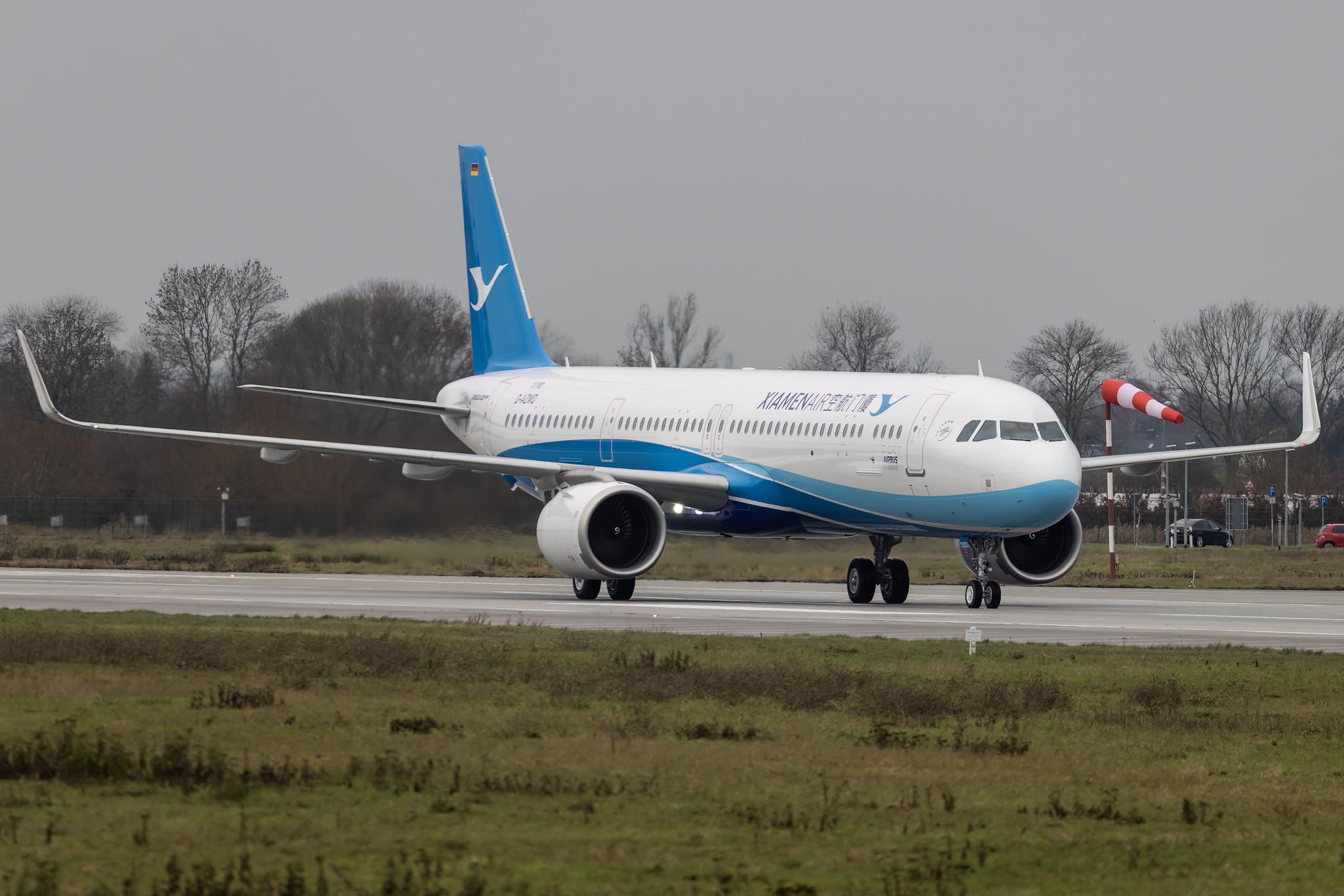 Hamburg Finkenwerder: Xiamen Airlines | Airbus A321-251NX A21N | D-AZWD | B-32CU | MSN 11190