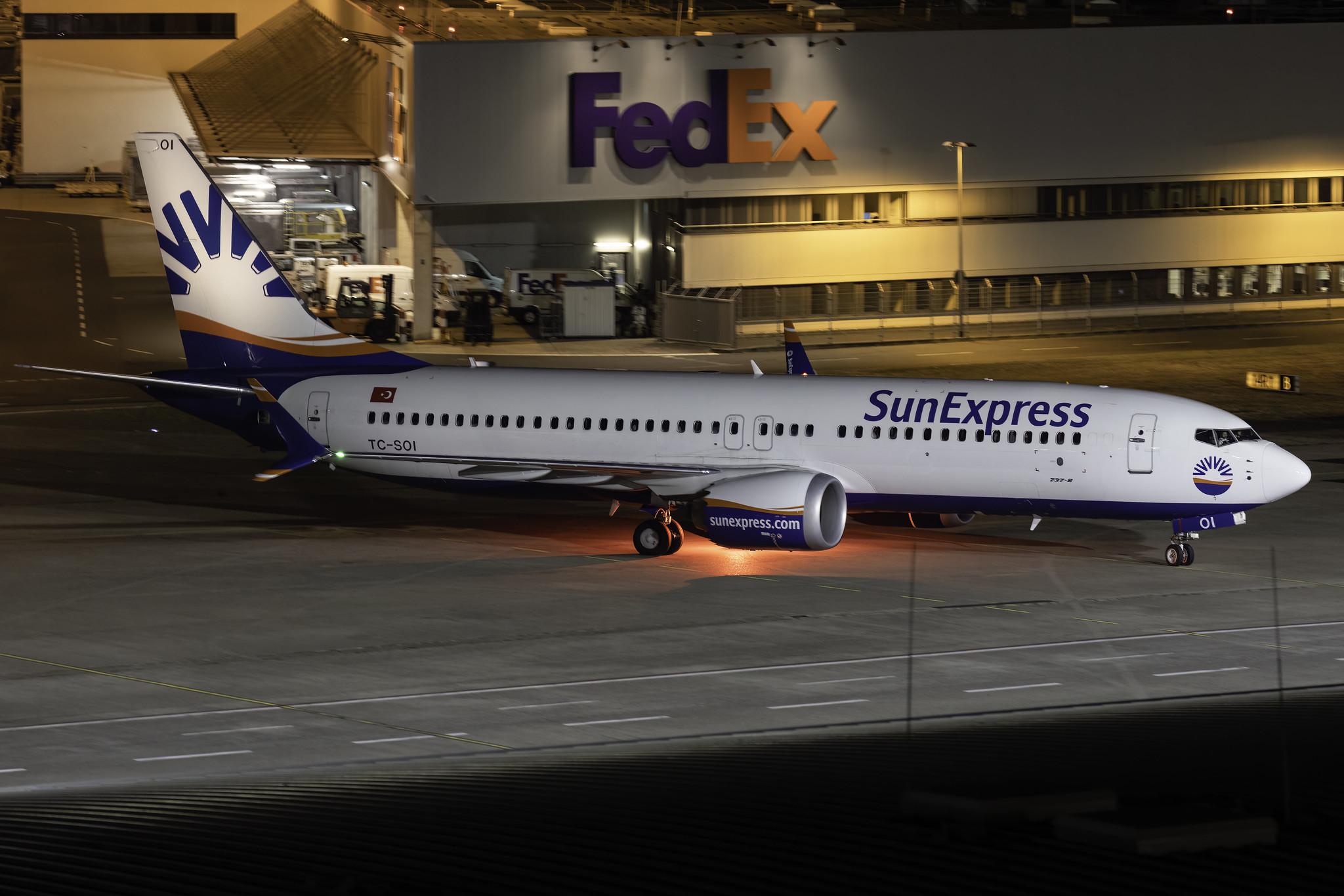 Köln Bonn Airport: SunExpress (XQ / SXS) | Boeing 737 MAX 8 B38M | TC-SOI | MSN 61200