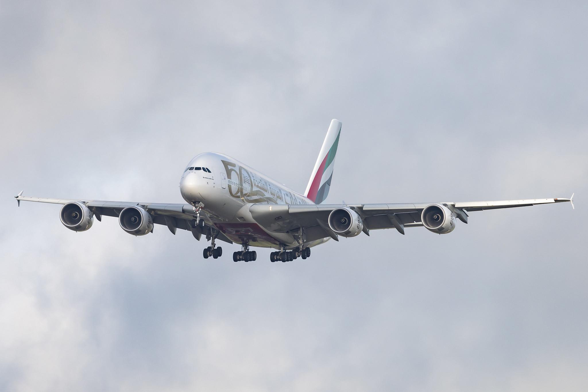 Amsterdam Schiphol: Emirates (EK / UAE) | Airbus A380-842 A388 | A6-EUU | MSN 238