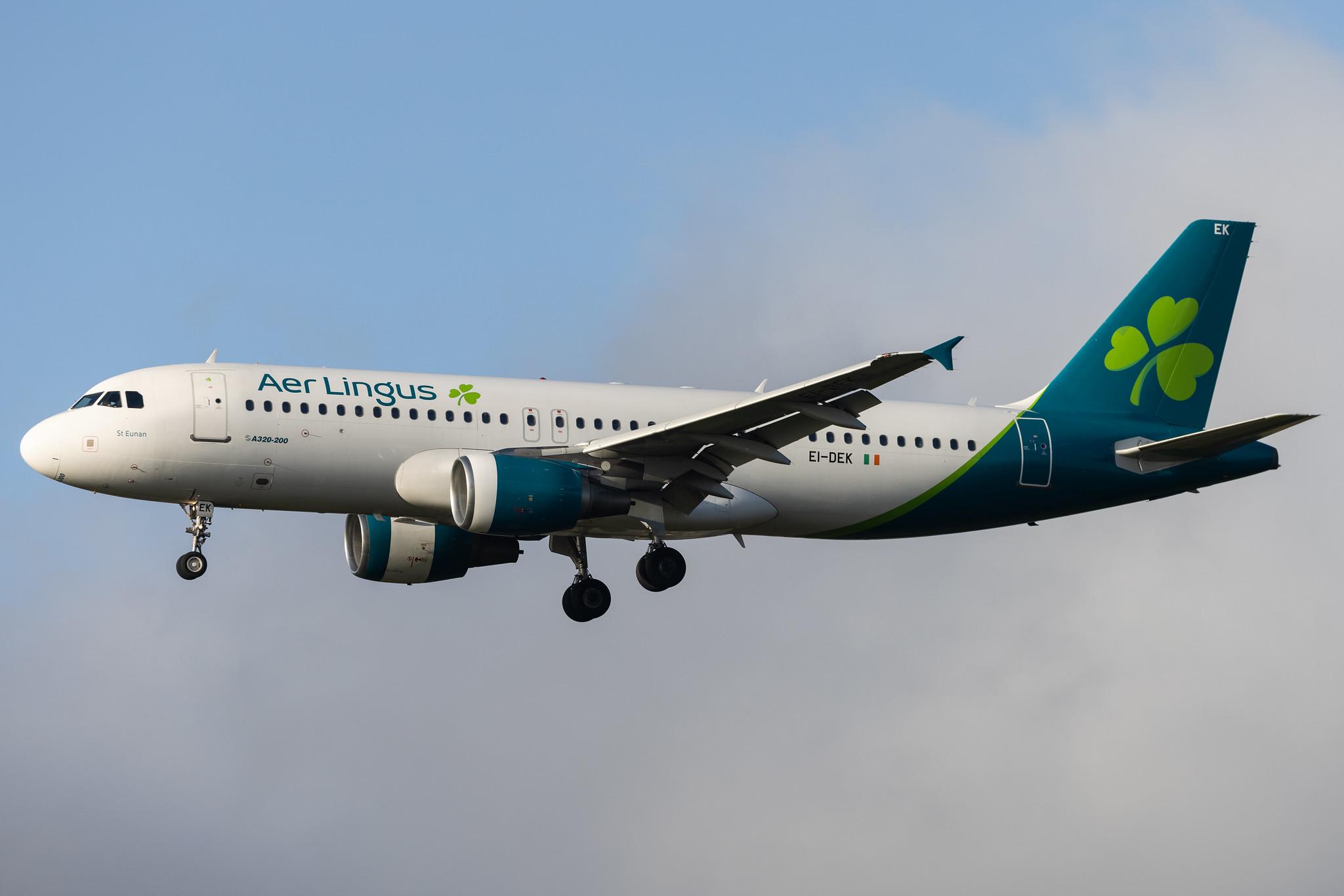 Amsterdam Schiphol: Aer Lingus (EI / EIN) | Airbus A320-214 A320 | EI-DEK | MSN 2399