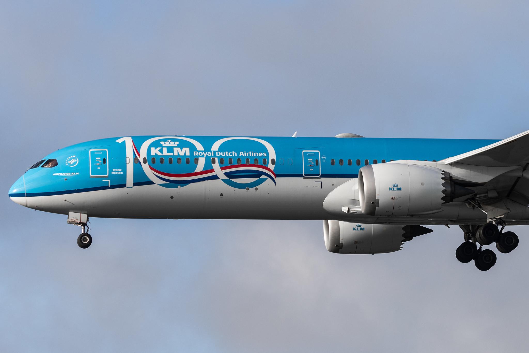 Amsterdam Schiphol: KLM (KL / KLM) | Livery: KLM 100 Years Livery | Boeing 787-10 Dreamliner B78X | PH-BKA | MSN 42485