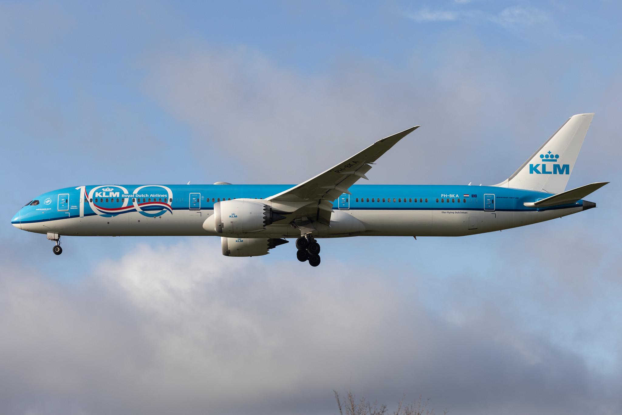 Amsterdam Schiphol: KLM (KL / KLM) | Livery: KLM 100 Years Livery | Boeing 787-10 Dreamliner B78X | PH-BKA | MSN 42485