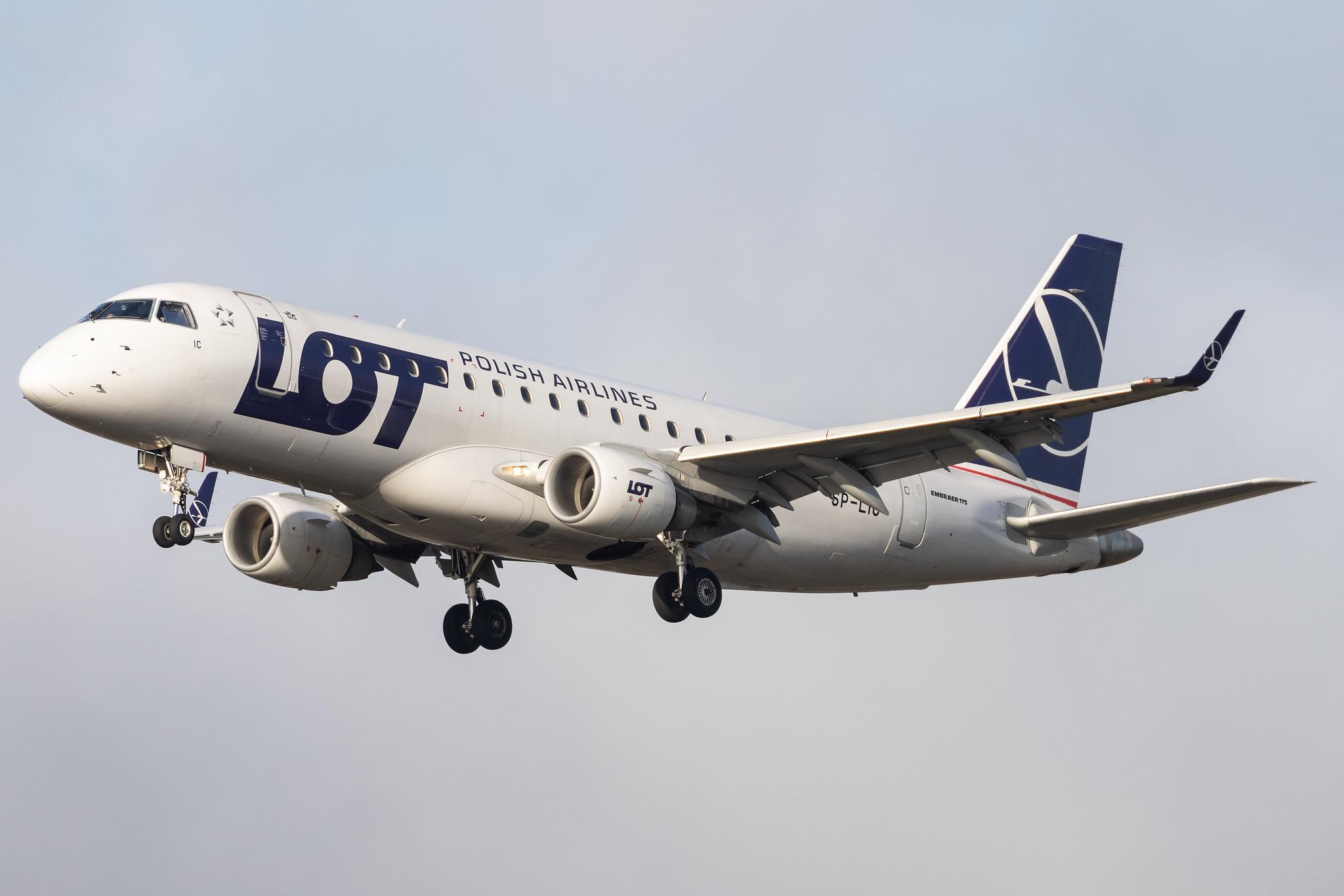 Amsterdam Schiphol: LOT (LO / LOT) | Embraer E175STD E75S | SP-LIC | MSN 17000134