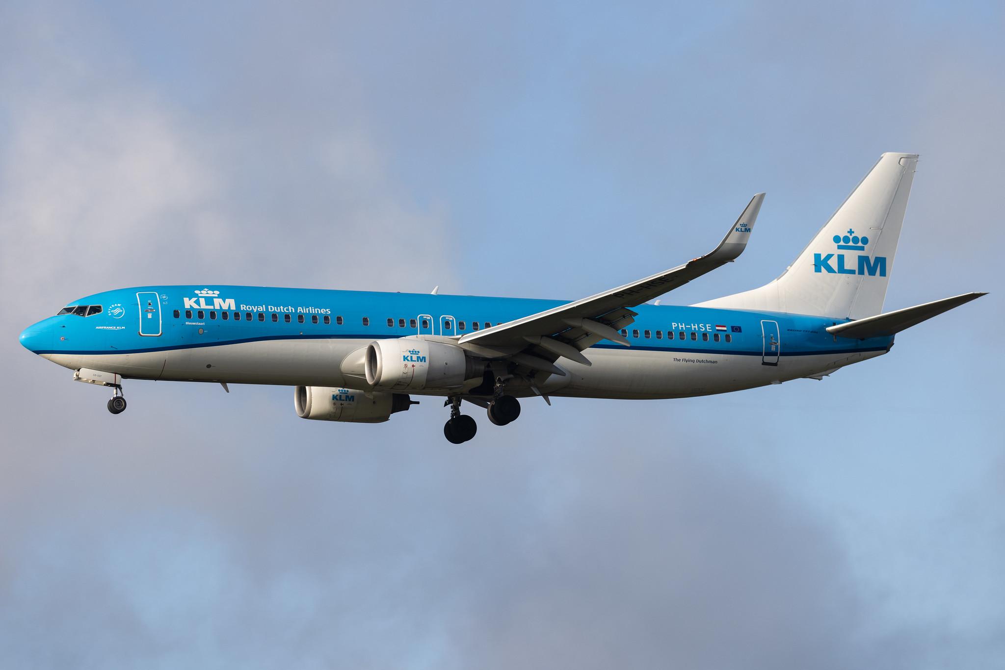 Amsterdam Schiphol: KLM (KL / KLM) | Boeing 737-8K2 B738 | PH-HSE | MSN 39259