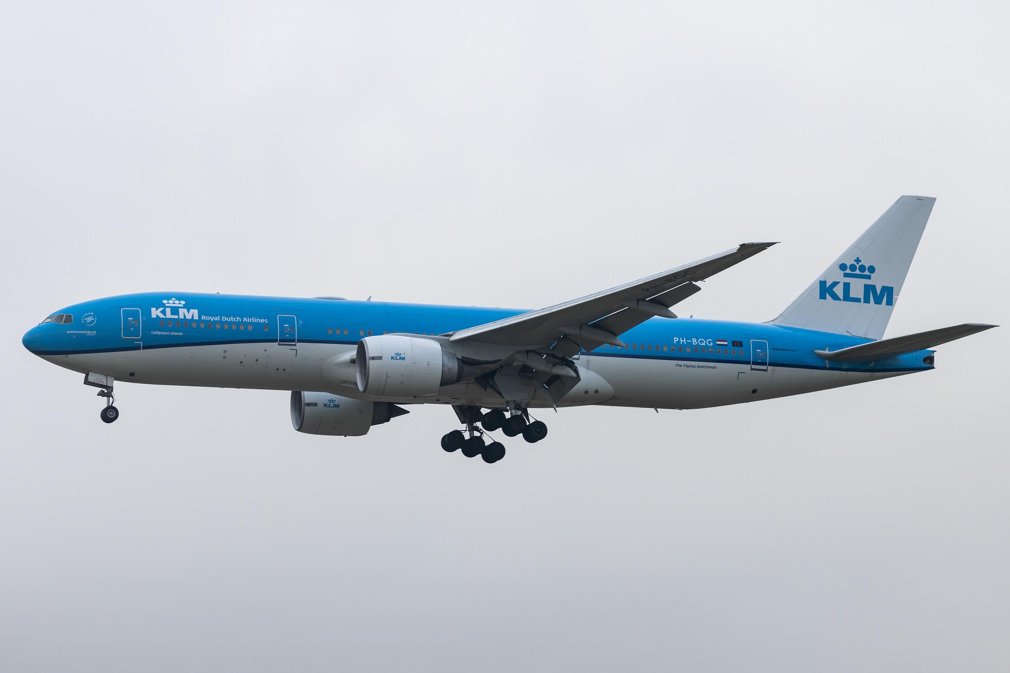 Amsterdam Schiphol: KLM (KL / KLM) | Boeing 777-206(ER) B772 | PH-BQG | MSN 32704
