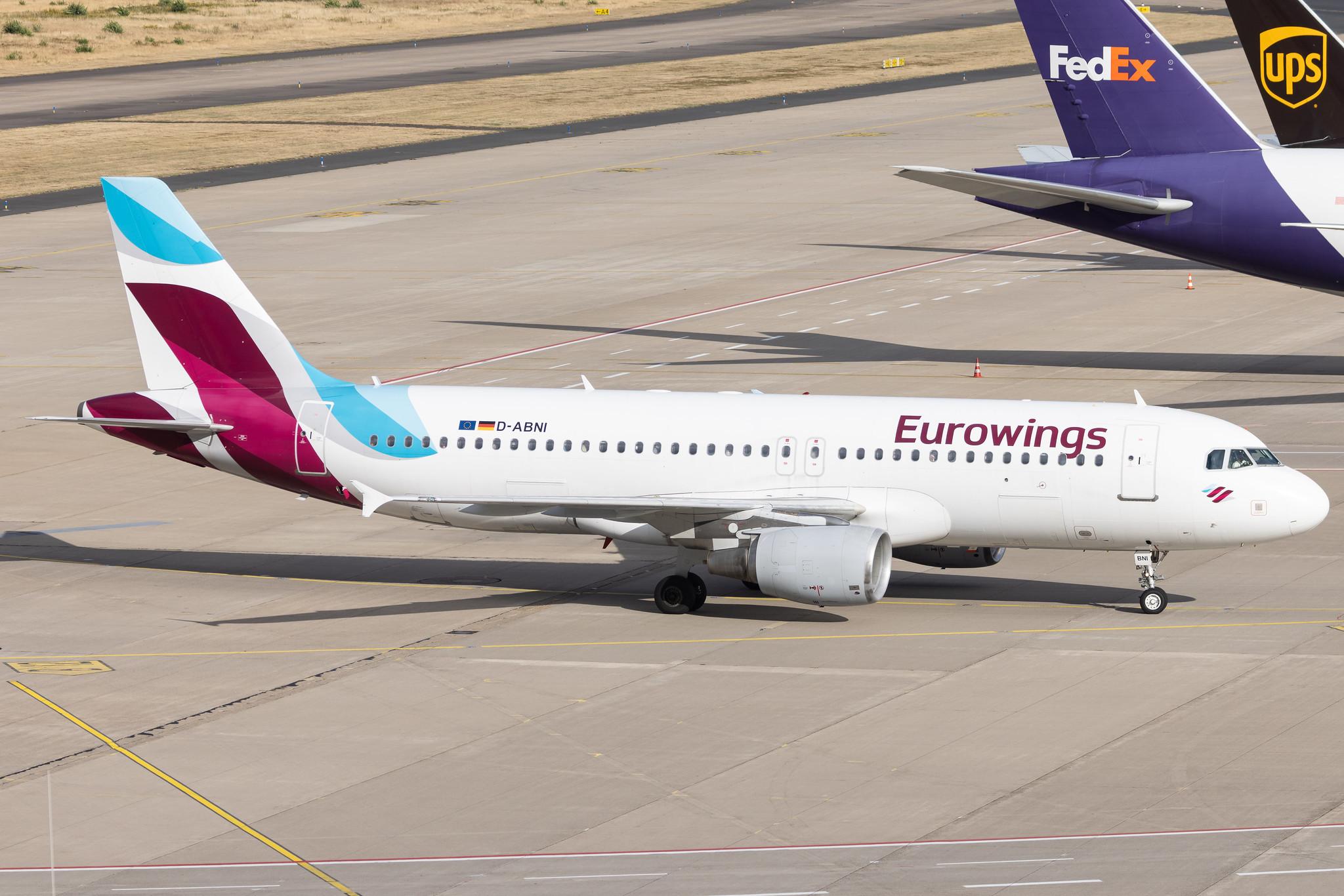 Köln Bonn Airport: Eurowings (EW / EWG) | Airbus A320-214 A320 | D-ABNI | MSN 1717