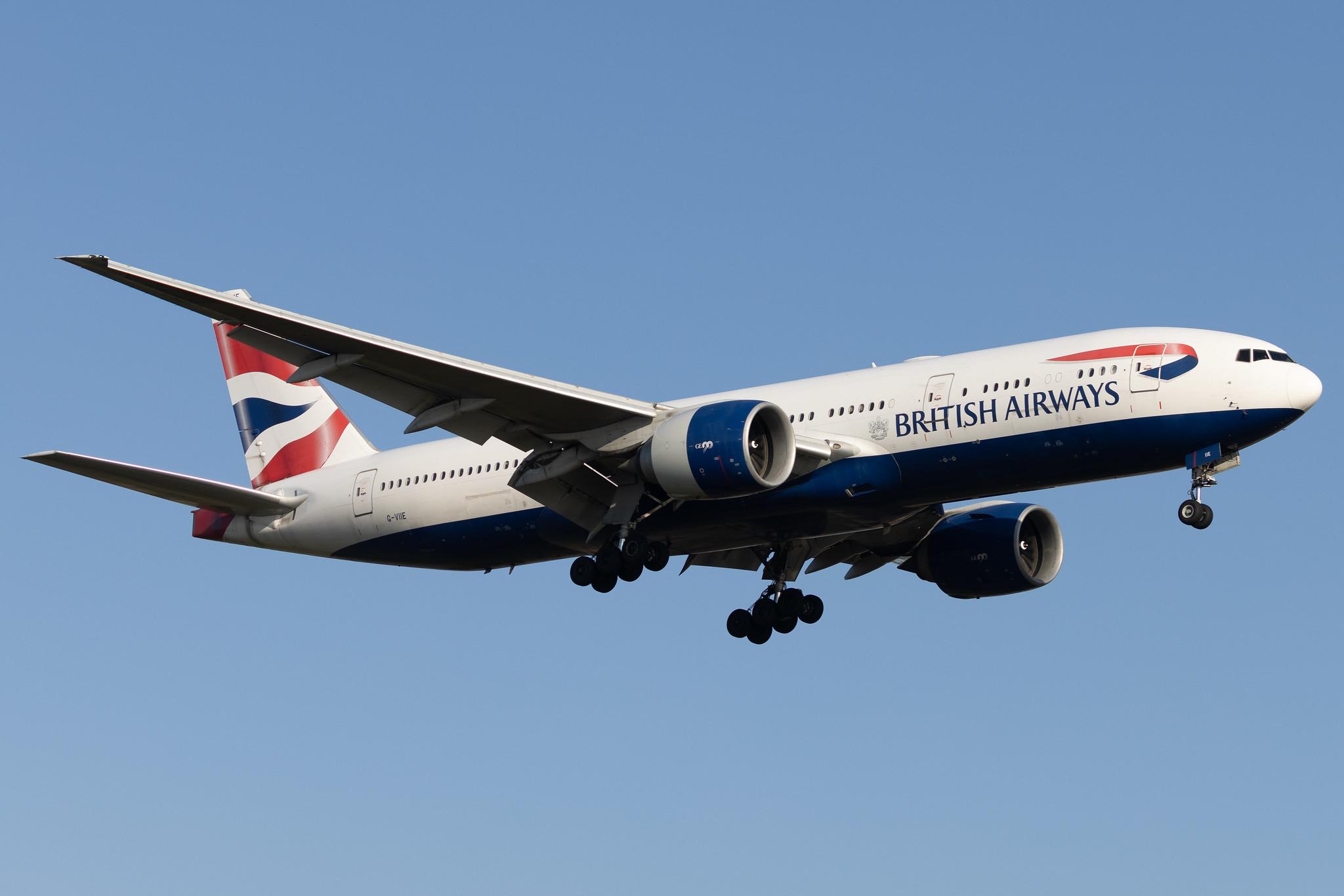London Heathrow: British Airways (BA / BAW) |  Boeing 777-236(ER) B772 | G-VIIE | MSN 27487