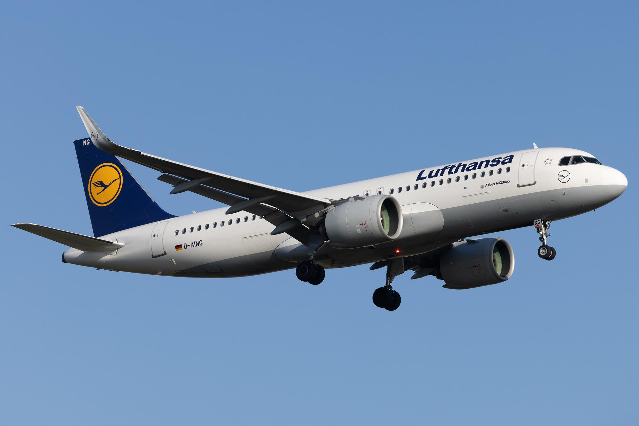 London Heathrow: Lufthansa (LH / DLH) |  Airbus A320-271N A20N | D-AING | MSN 7588