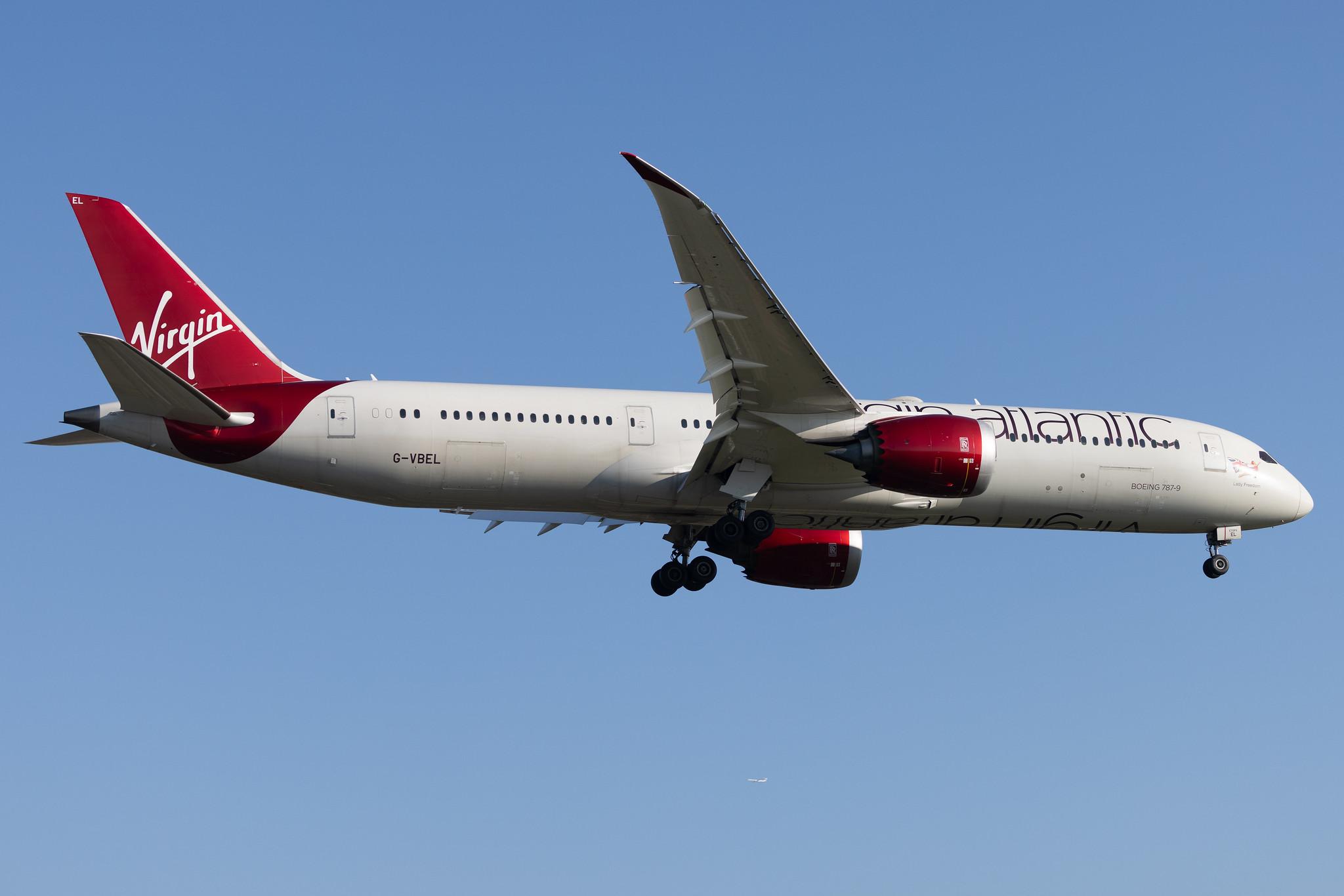London Heathrow: Virgin Atlantic (VS / VIR) |  Boeing 787-9 Dreamliner B789 | G-VBEL | MSN 37980