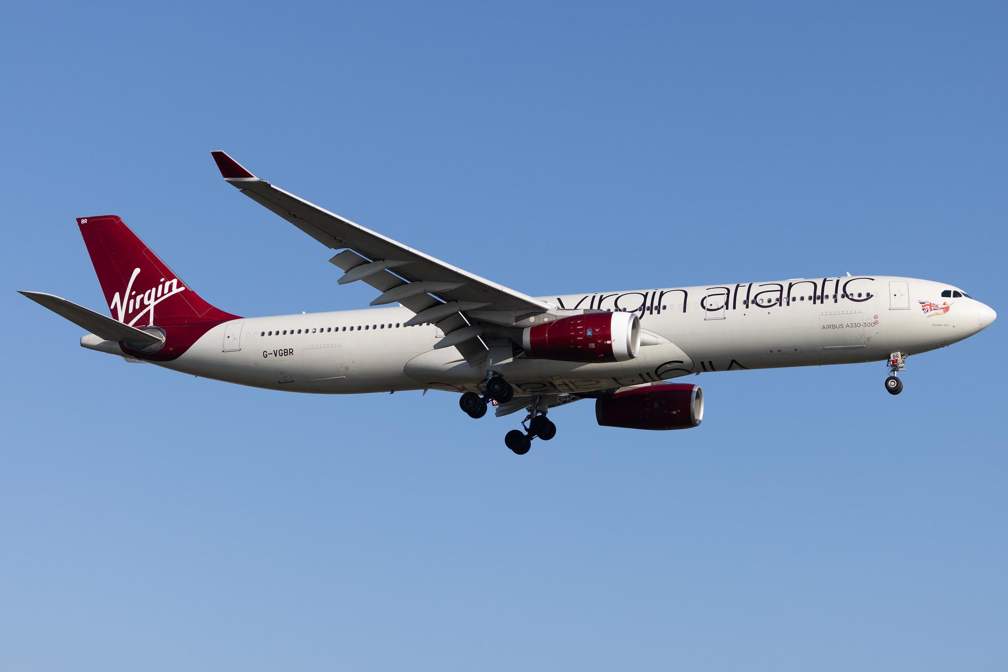 London Heathrow: Virgin Atlantic (VS / VIR) |  Airbus A330-343 A333 | G-VGBR | MSN 1329