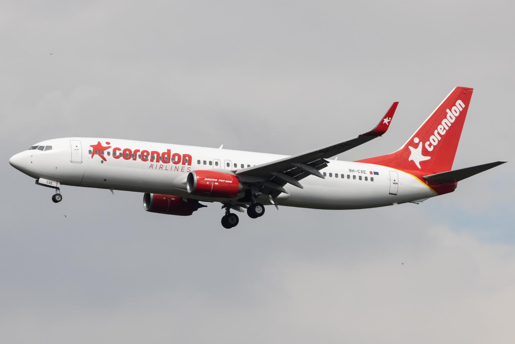 Köln Bonn Airport: Corendon Airlines (XC / CAI) | Operator: Corendon Airlines Europe | Boeing 737-8GP B738 | 9H-CXE | MSN 38316