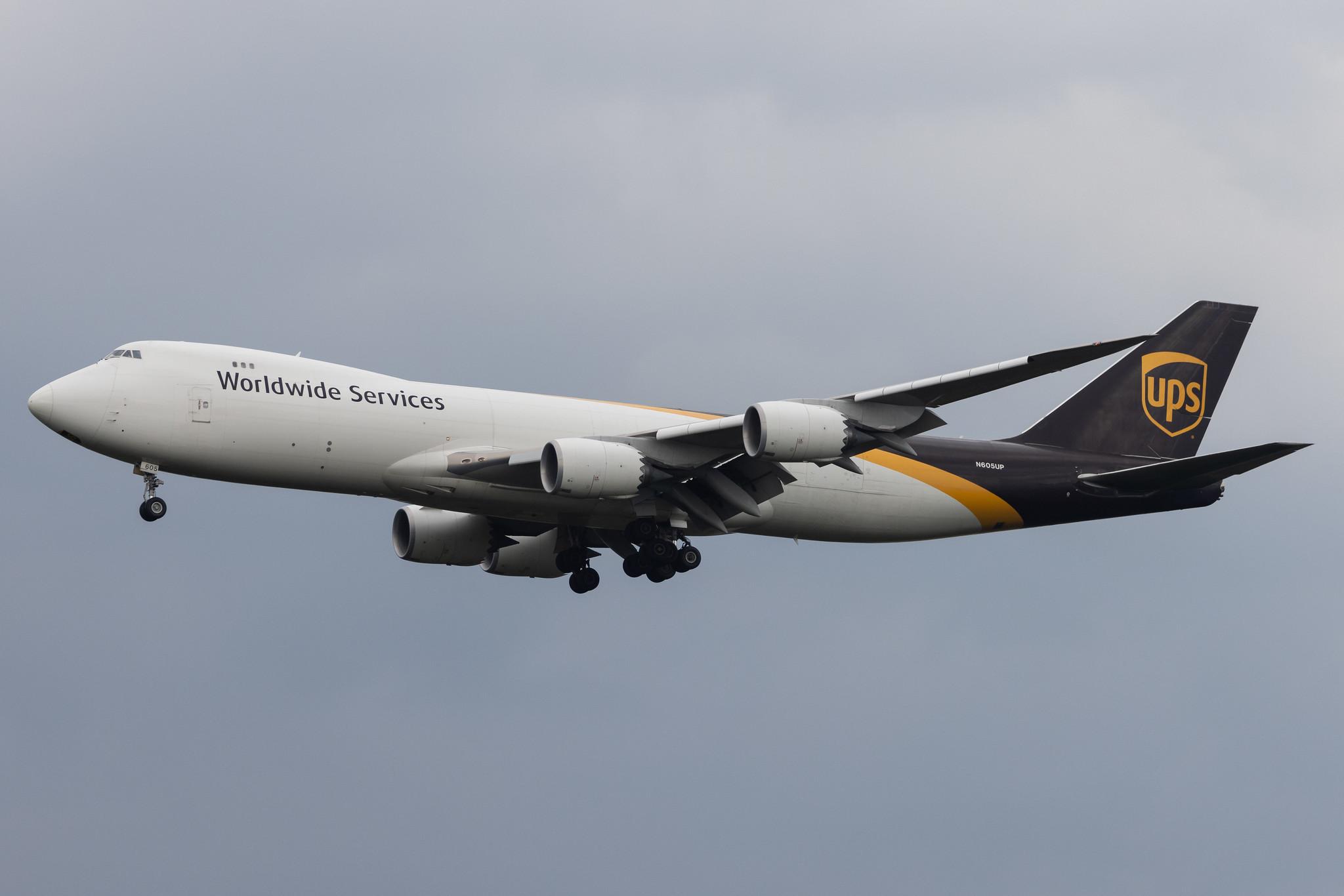 Köln Bonn Airport: UPS (5X / UPS) |  Boeing 747-8F B748 | N605UP | MSN 64252