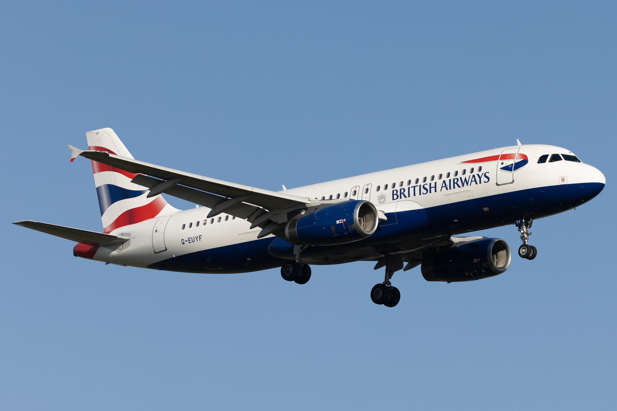 London Heathrow: British Airways (BA / BAW) |  Airbus A320-232 A320 | G-EUYF | MSN 4185