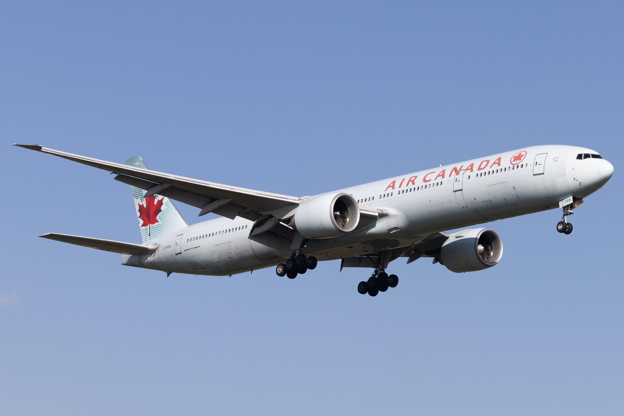 London Heathrow: Air Canada (AC / ACA) |  Boeing 777-333(ER) B77W | C-FNNU | MSN 43249
