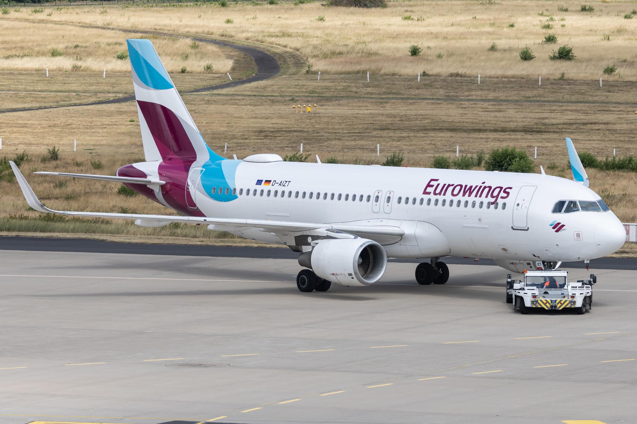 Köln Bonn Airport: Eurowings (EW / EWG) | Airbus A320-214 A320 | D-AIZT | MSN 5601