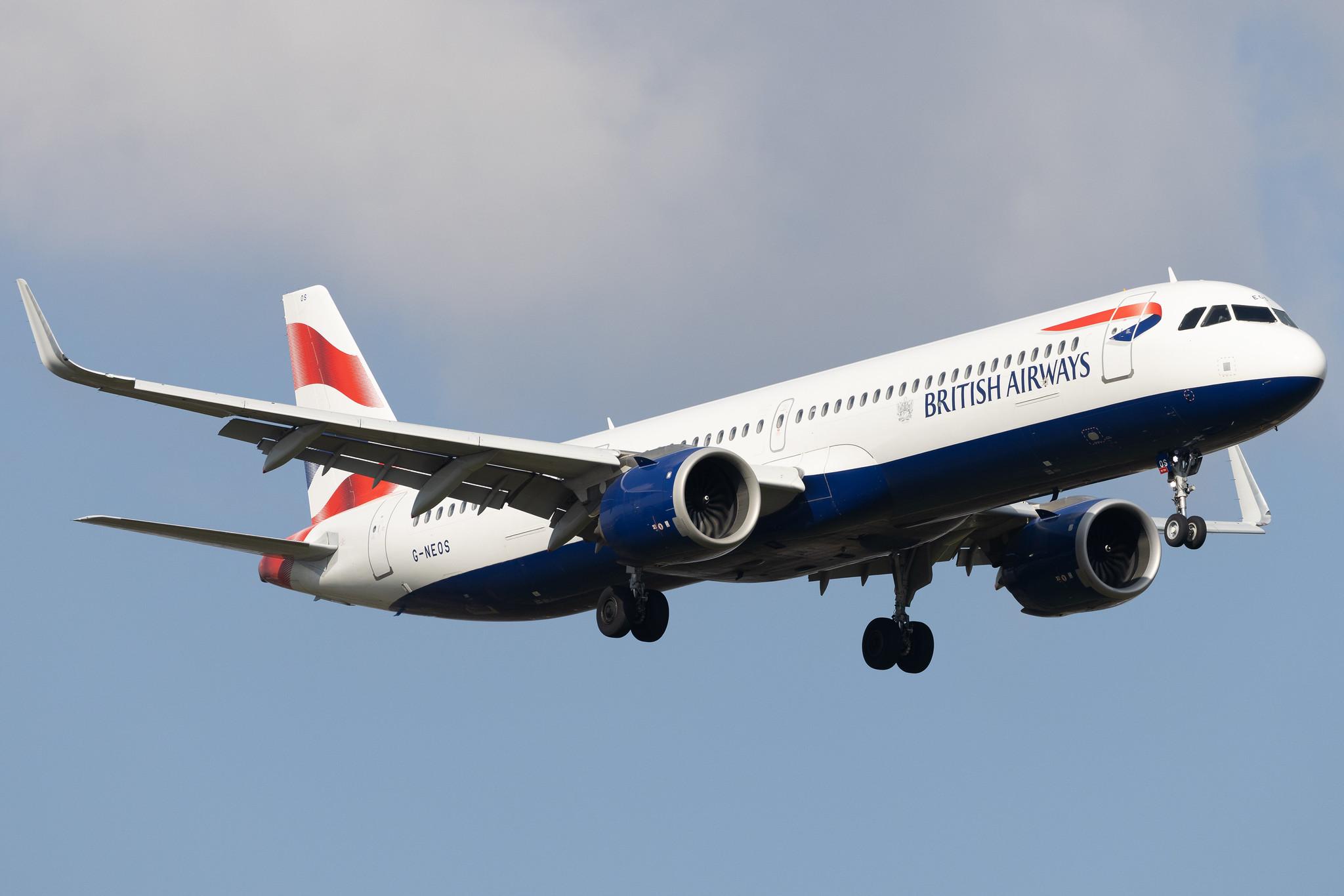 London Heathrow: British Airways (BA / BAW) | Airbus A321-251NX A21N | G-NEOS | MSN 8637