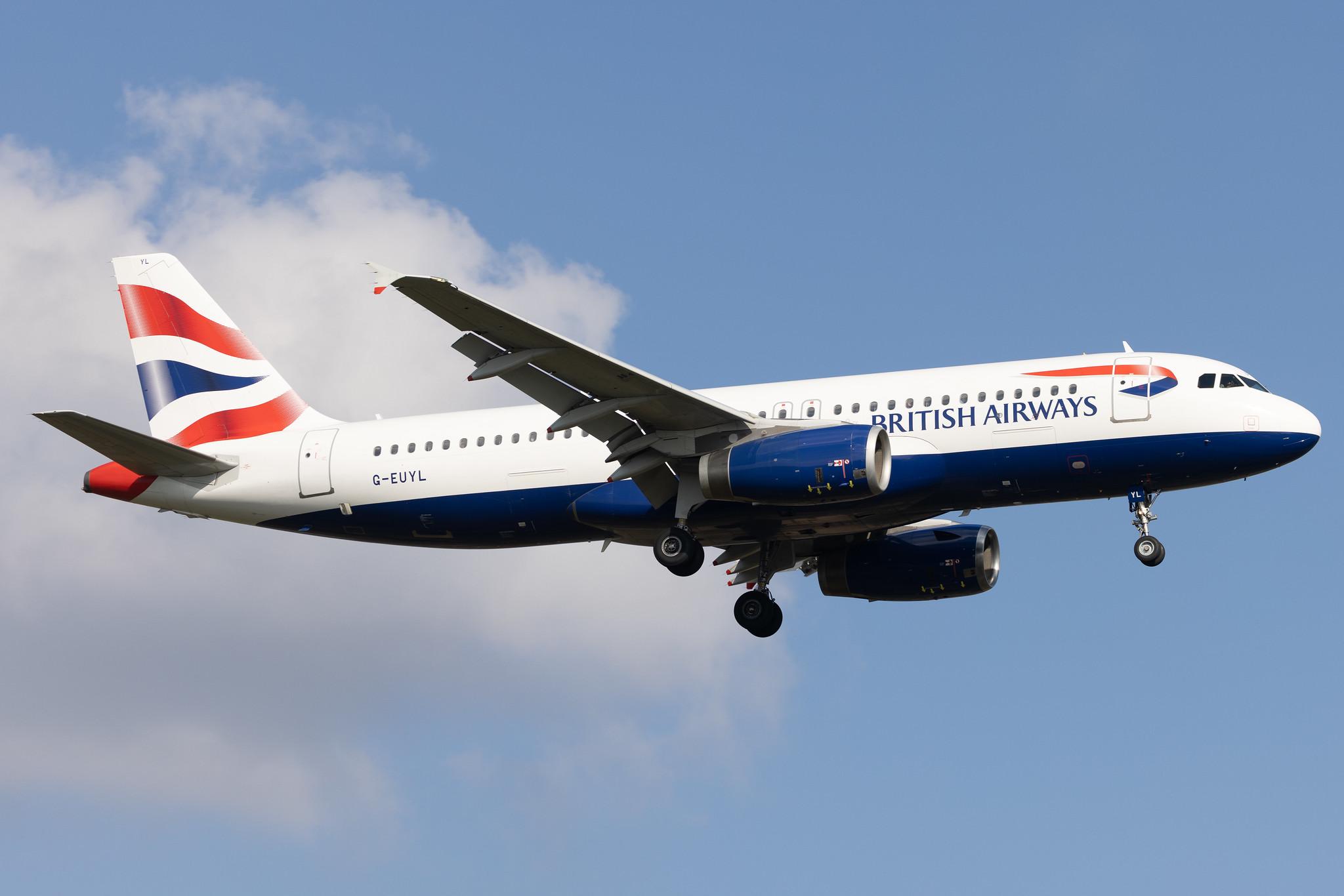 London Heathrow: British Airways (BA / BAW) | Airbus A320-232 A320 | G-EUYL | MSN 4725
