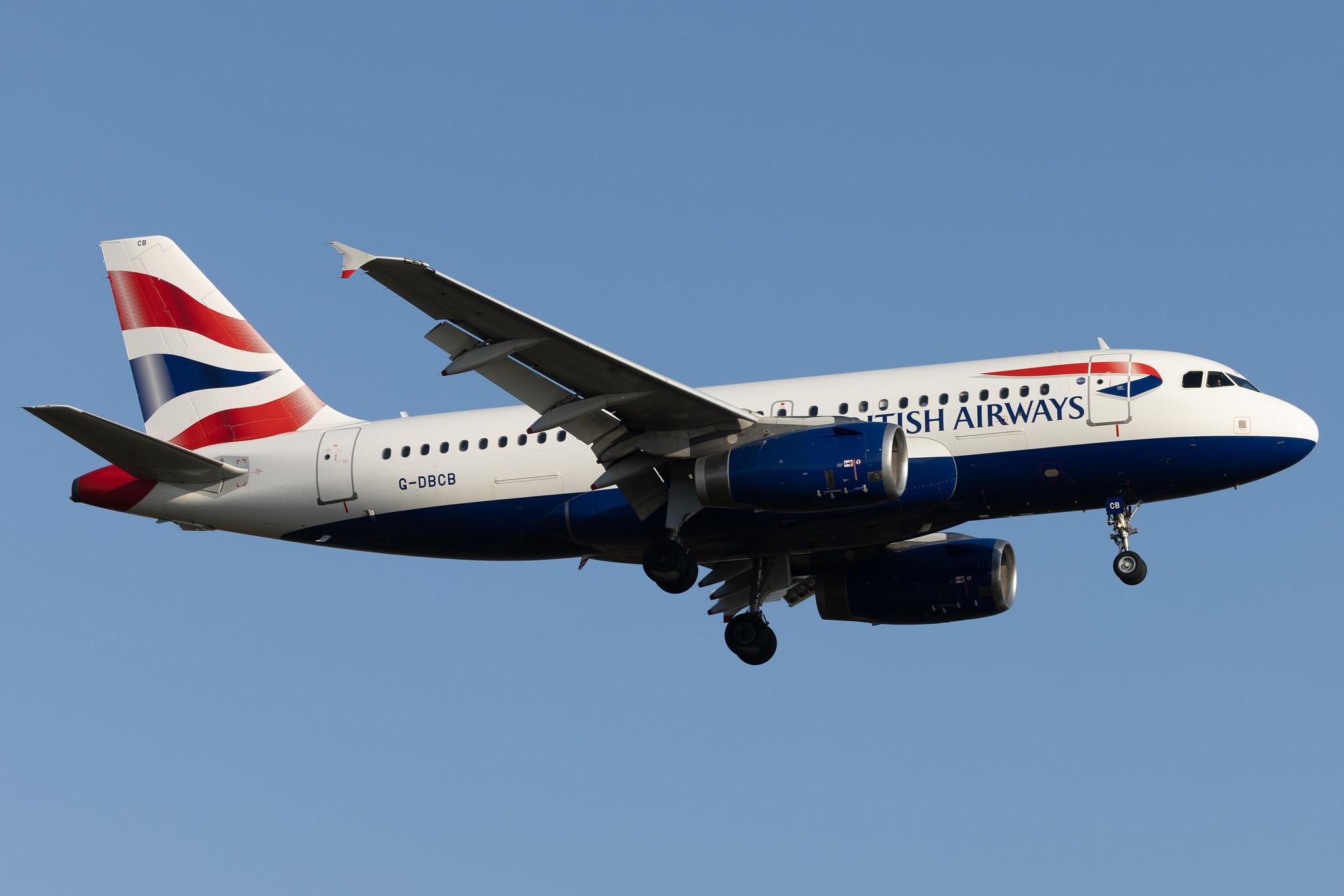 London Heathrow: British Airways (BA / BAW) |  Airbus A319-131 A319 | G-DBCB | MSN 2188