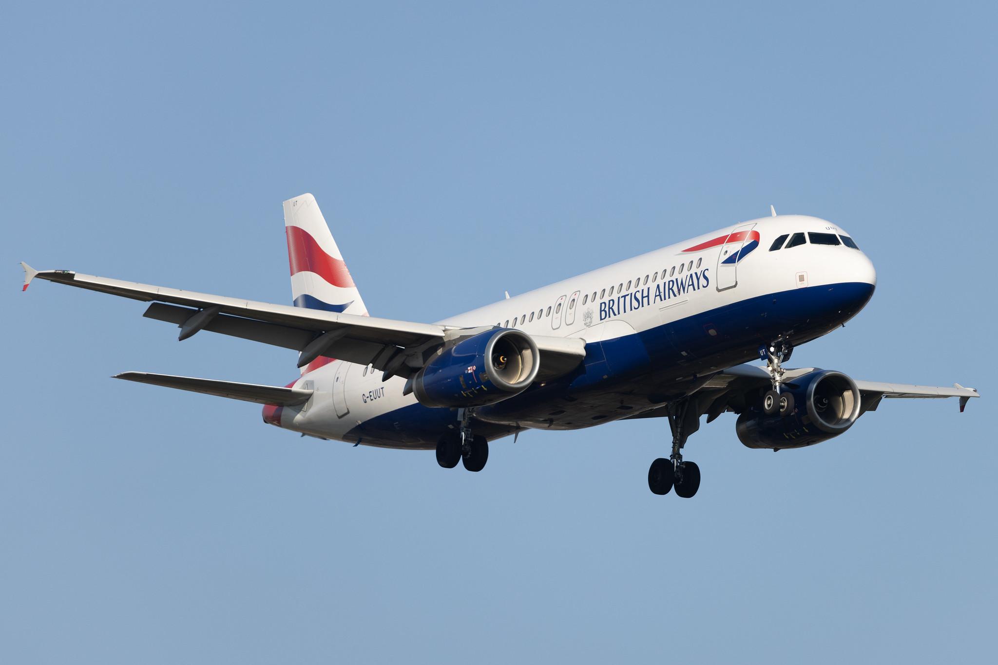 London Heathrow: British Airways (BA / BAW) |  Airbus A320-232 A320 | G-EUUT | MSN 3314