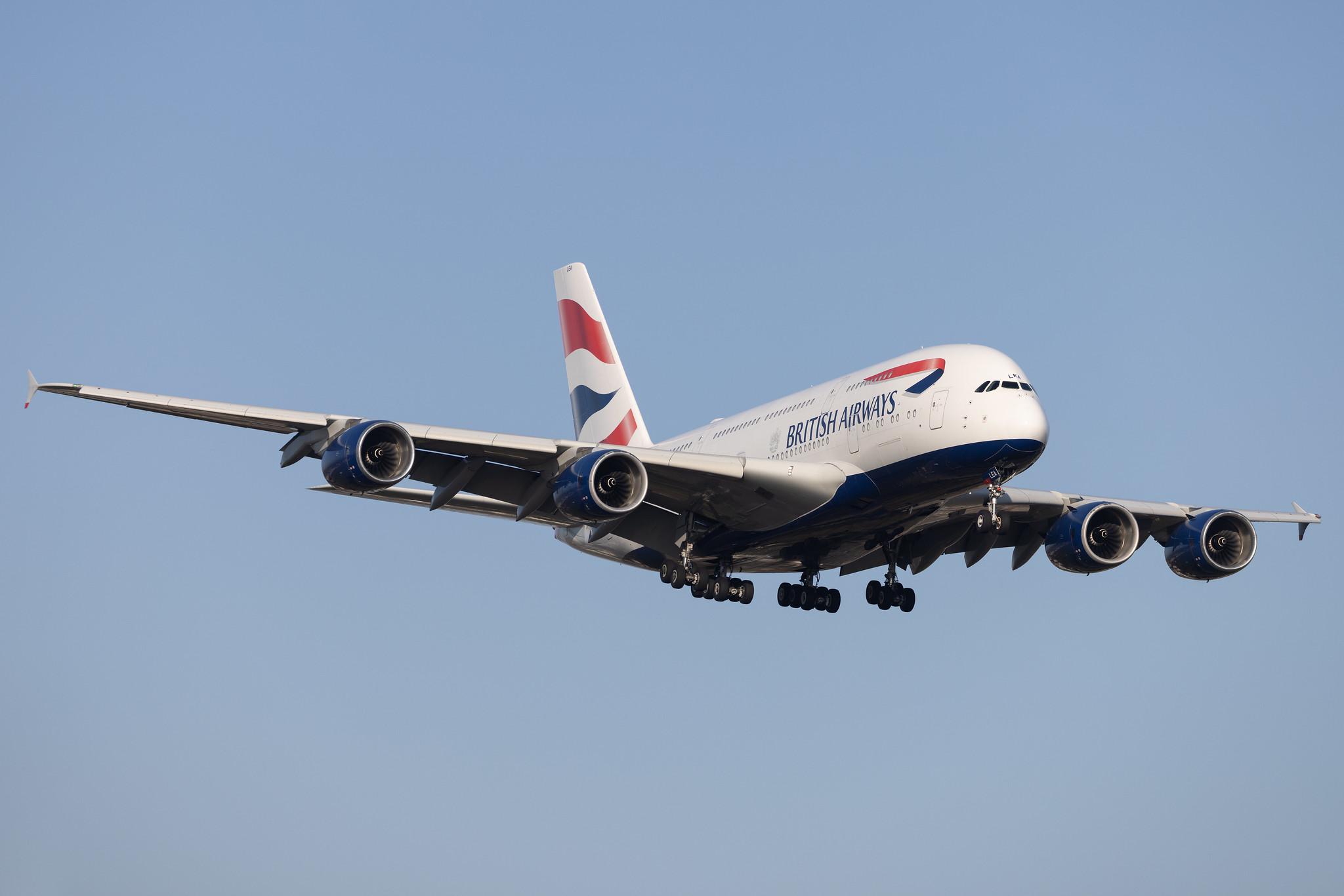 London Heathrow: British Airways (BA / BAW) |  Airbus A380-841 A388 | G-XLEA | MSN 095