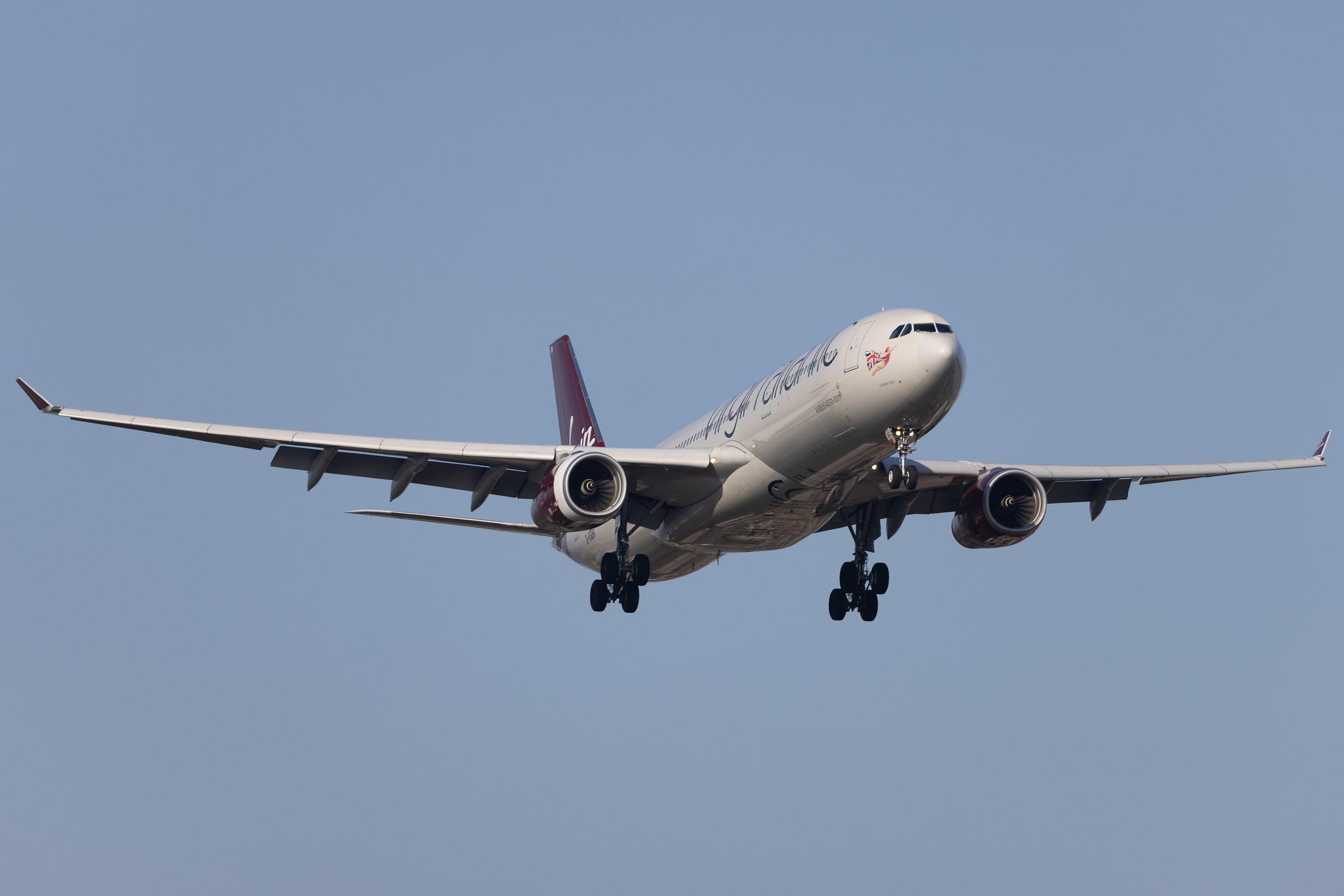 London Heathrow: Virgin Atlantic (VS / VIR) |  Airbus A330-343 A333 | G-VGBR | MSN 1329
