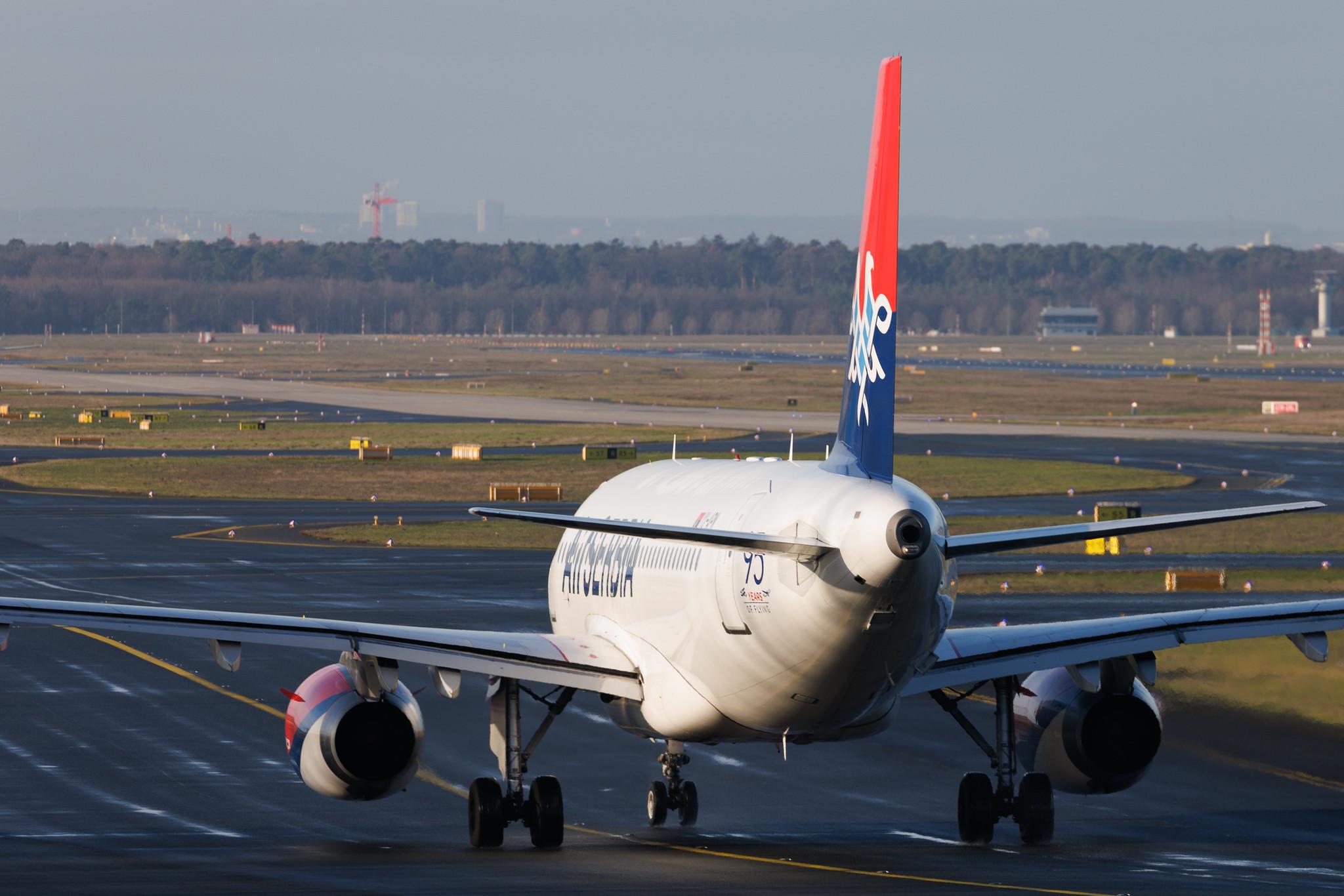 Frankfurt Airport: AirSERBIA (JU / ASL) | Airbus A319-132 A319 | YU-APN | MSN 03911