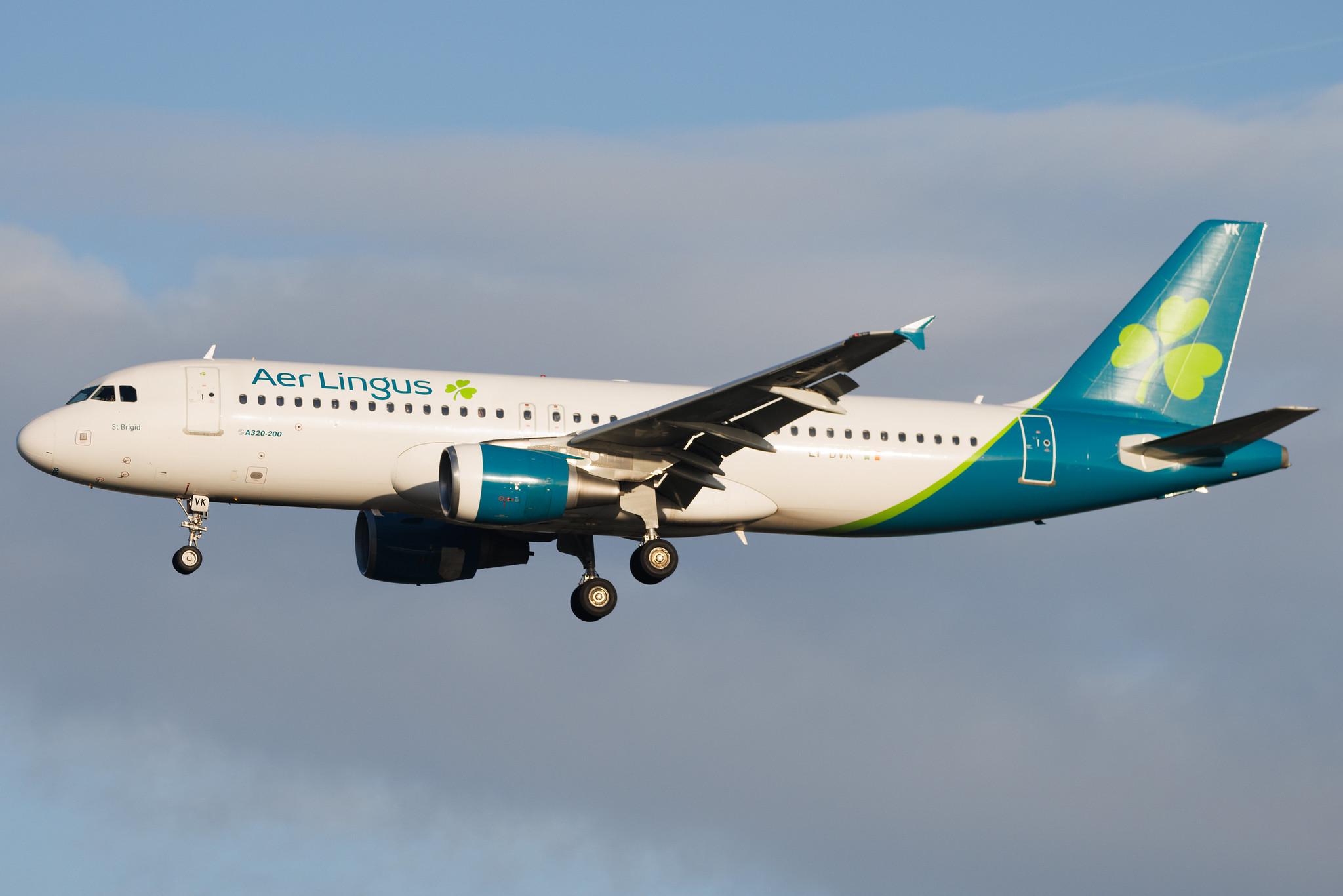 Frankfurt Airport: Aer Lingus (EI / EIN) | Airbus A320-214 A320 | EI-DVK | MSN 4572