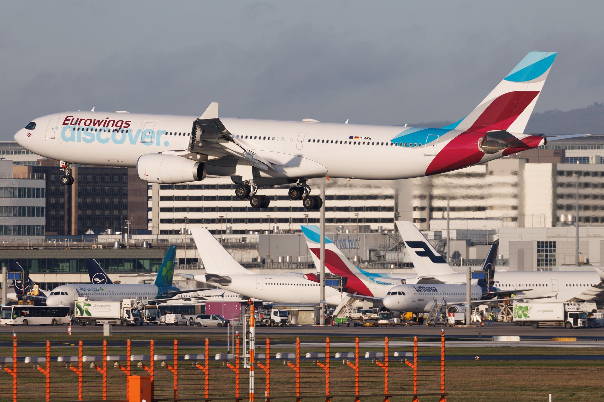 Frankfurt Airport: Eurowings Discover (4Y / OCN) | Airbus A330-343 A333 | D-AIKH | MSN 0648