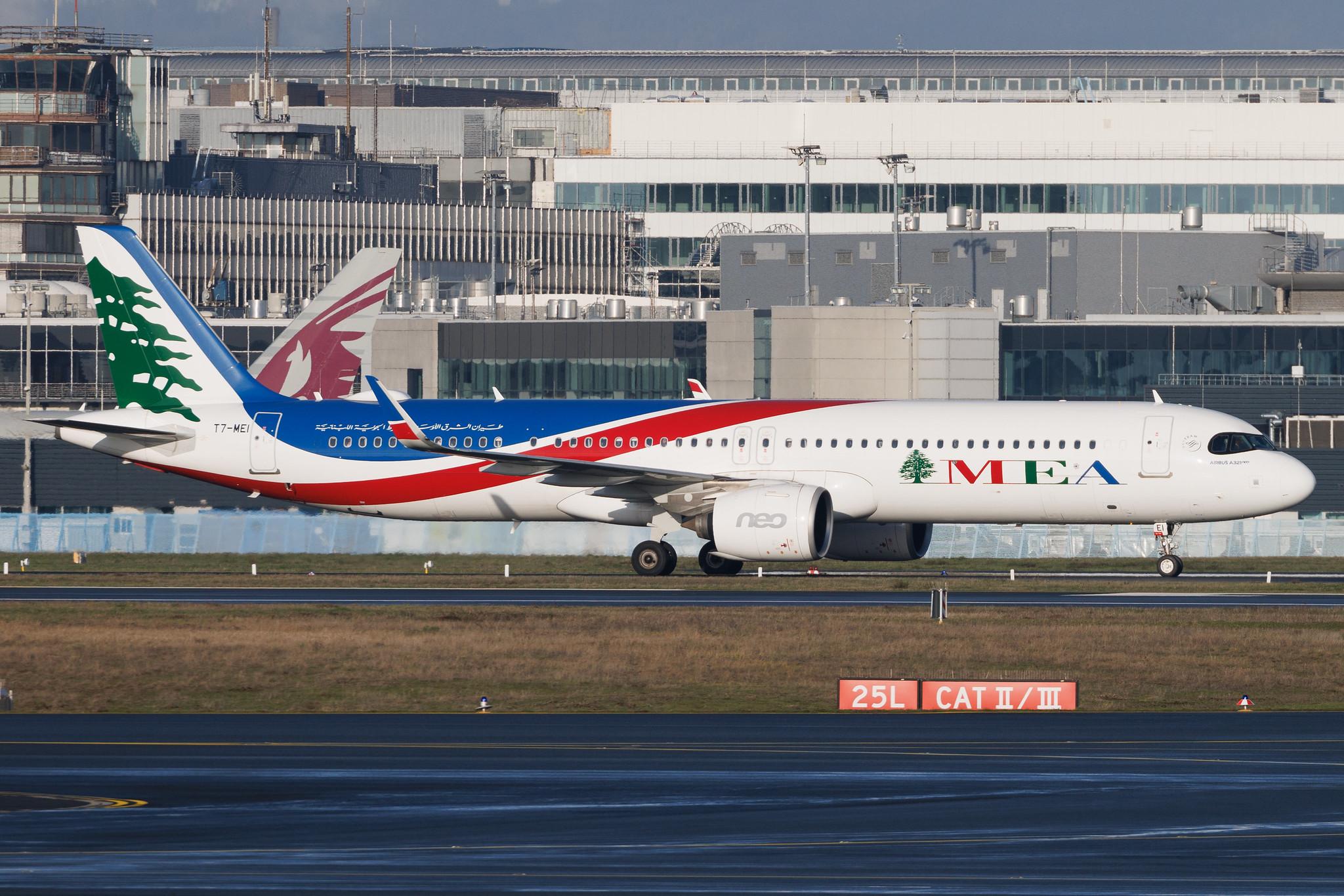 Frankfurt Airport: MEA (ME / MEA) | Airbus A321-271NX A21N | T7-ME1 | MSN 09427