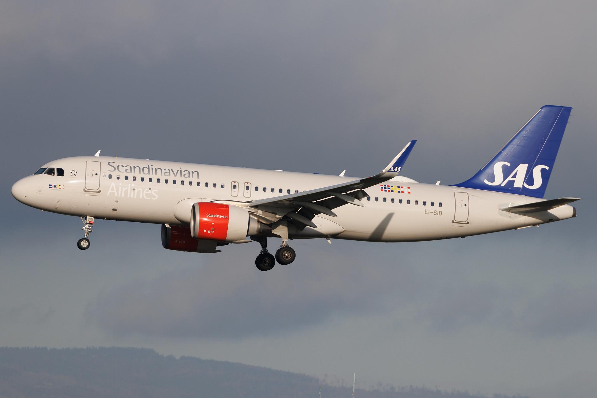 Frankfurt Airport: SAS (SK / SAS) | Operator: SAS Ireland | A20N | EI-SID | MSN 8031