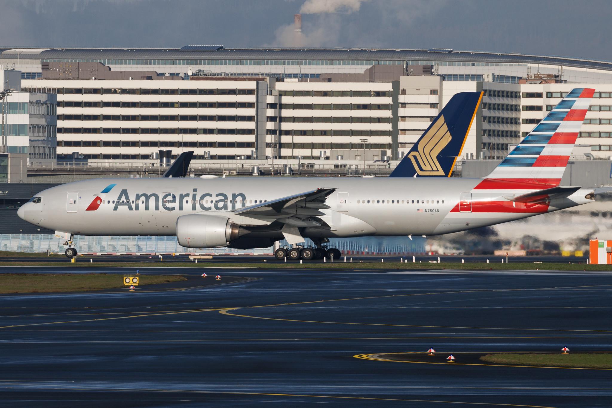 Frankfurt Airport: American Airlines (AA / AAL) | Boeing 777-223(ER) B772 | N780AN | MSN 29956