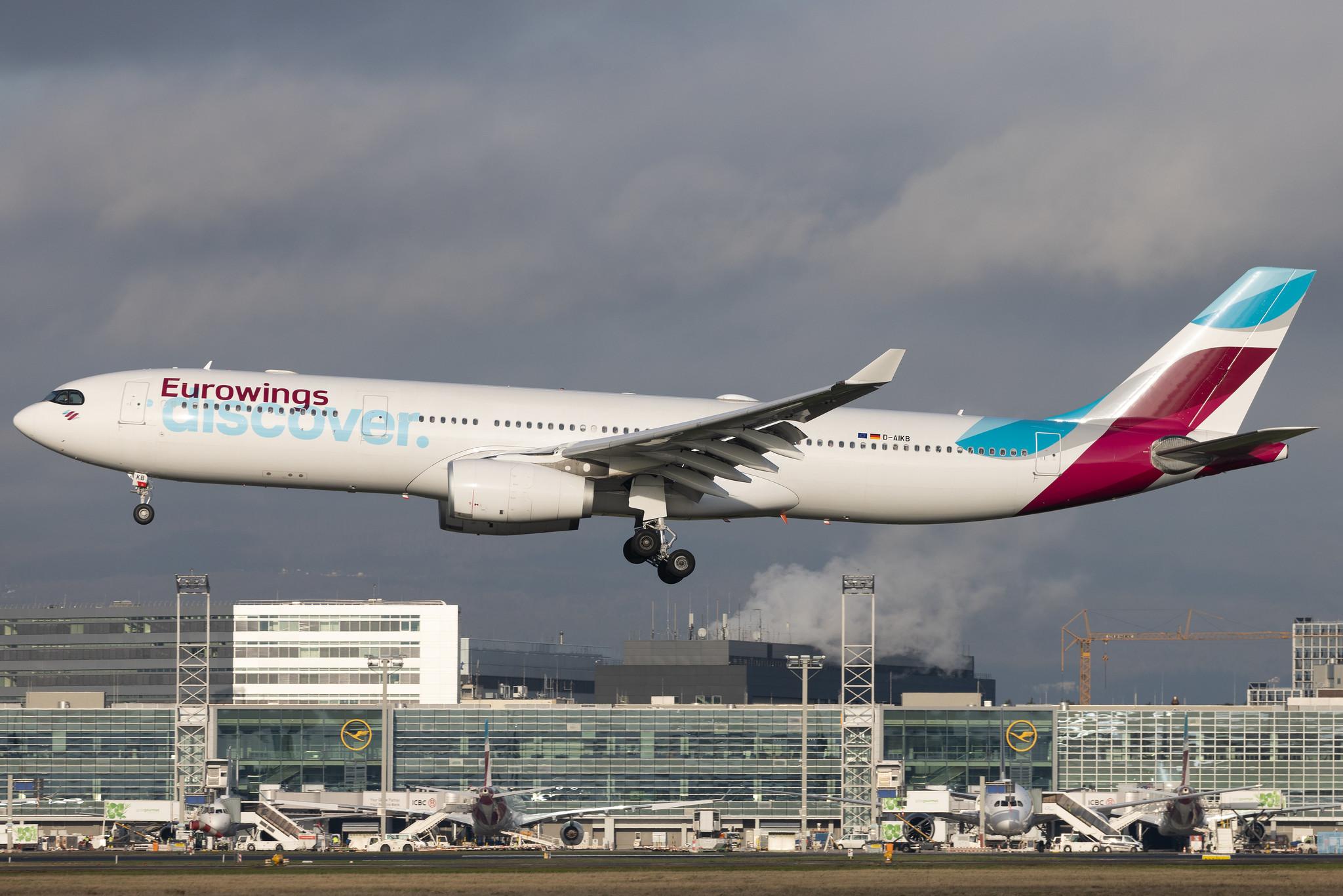 Frankfurt Airport: Eurowings Discover (4Y / OCN) | Airbus A330-343 A333 | D-AIKB | MSN 0576