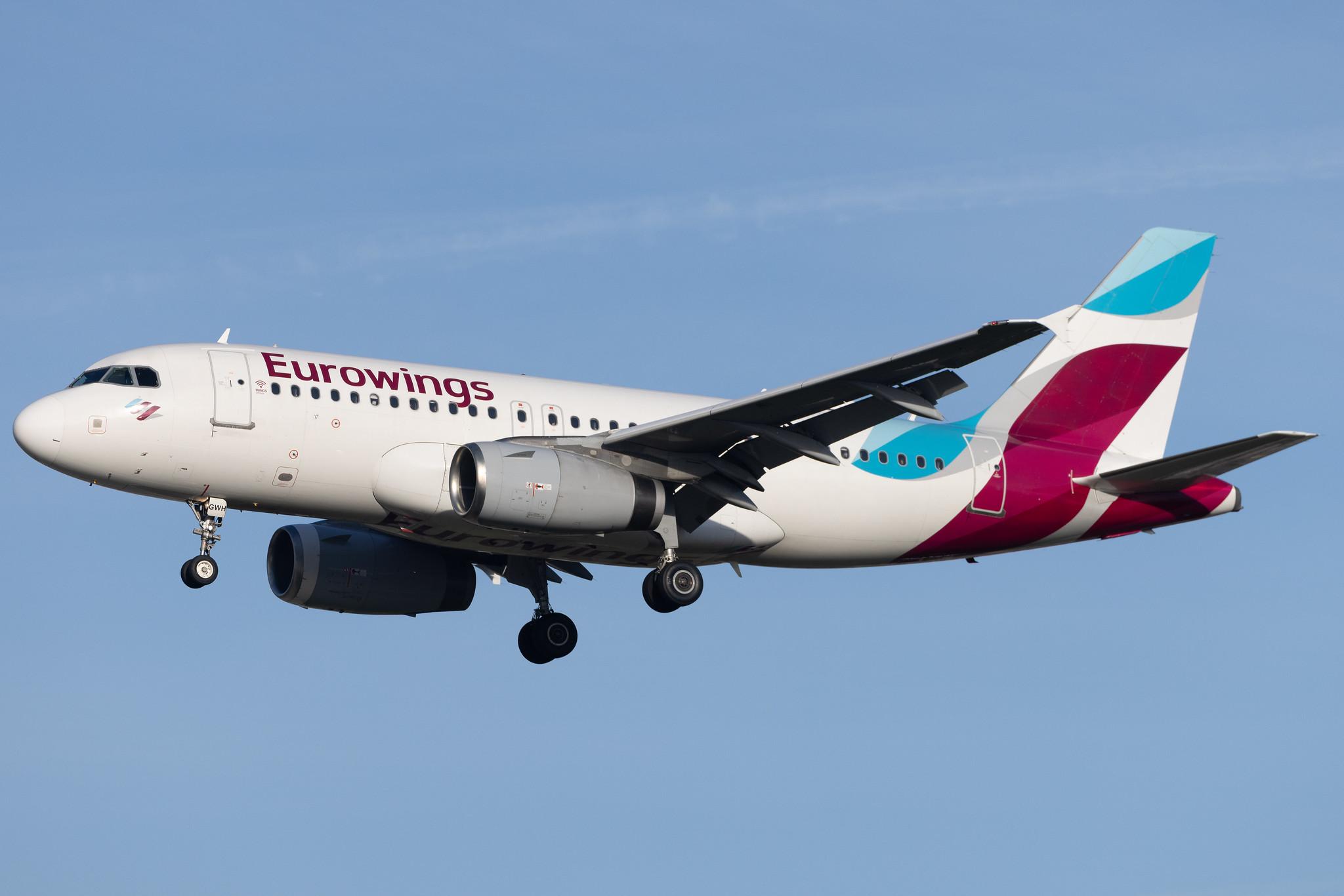 Frankfurt Airport: Eurowings (EW / EWG) | Airbus A319-132 A319 | D-AGWH | MSN 3352