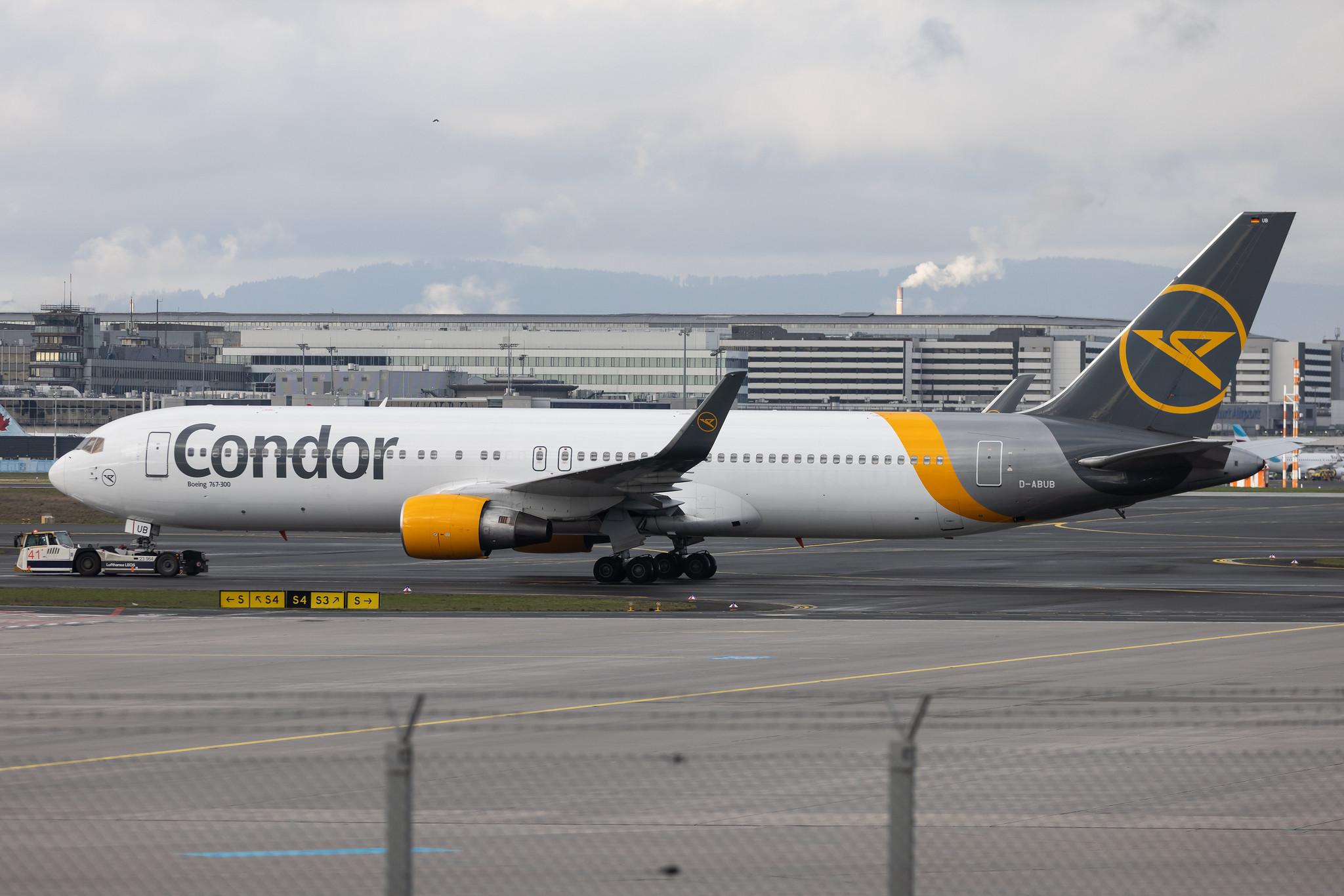 Frankfurt Airport: Condor (DE / CFG) | Boeing 767-330(ER) B763 | D-ABUB | MSN 26987