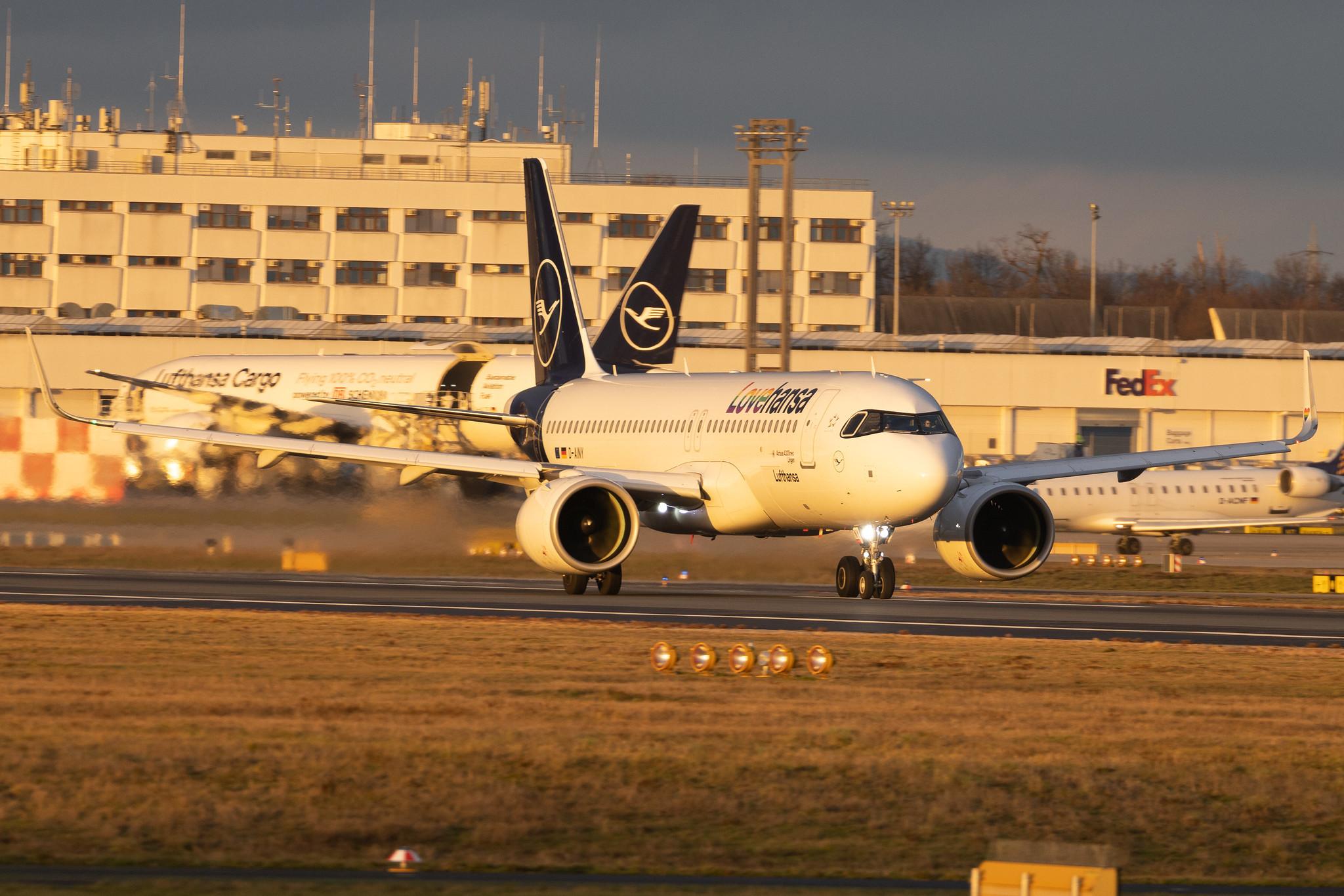 Frankfurt Airport: Lufthansa (LH / DLH) | Livery: Lovehansa Livery | Airbus A320-271N A20N | D-AINY | MSN 9453