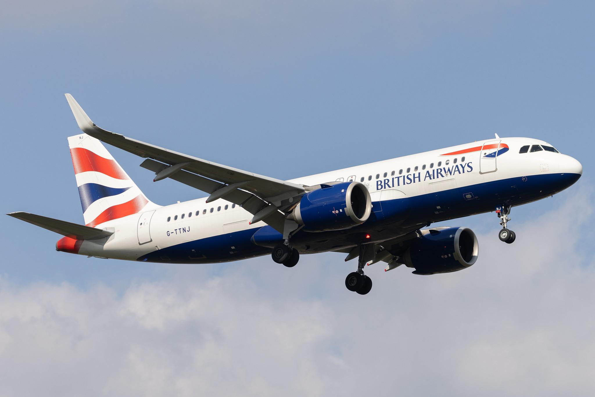 London Heathrow: British Airways (BA / BAW) | Airbus A320-251N A20N | G-TTNJ | MSN 8772