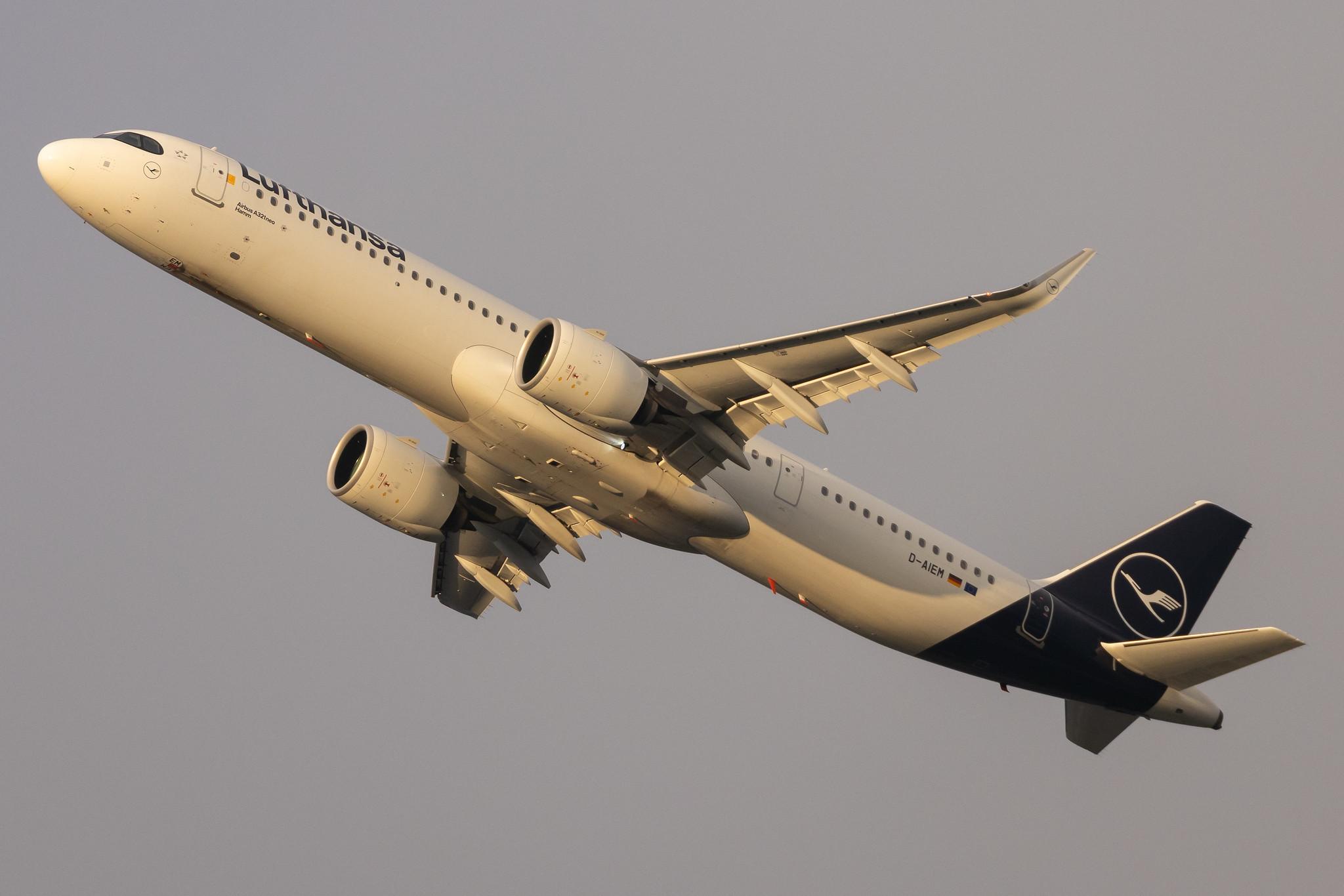 Frankfurt Airport: Lufthansa (LH / DLH) |  Airbus A321-271NX A21N | D-AIEM | MSN 10817
