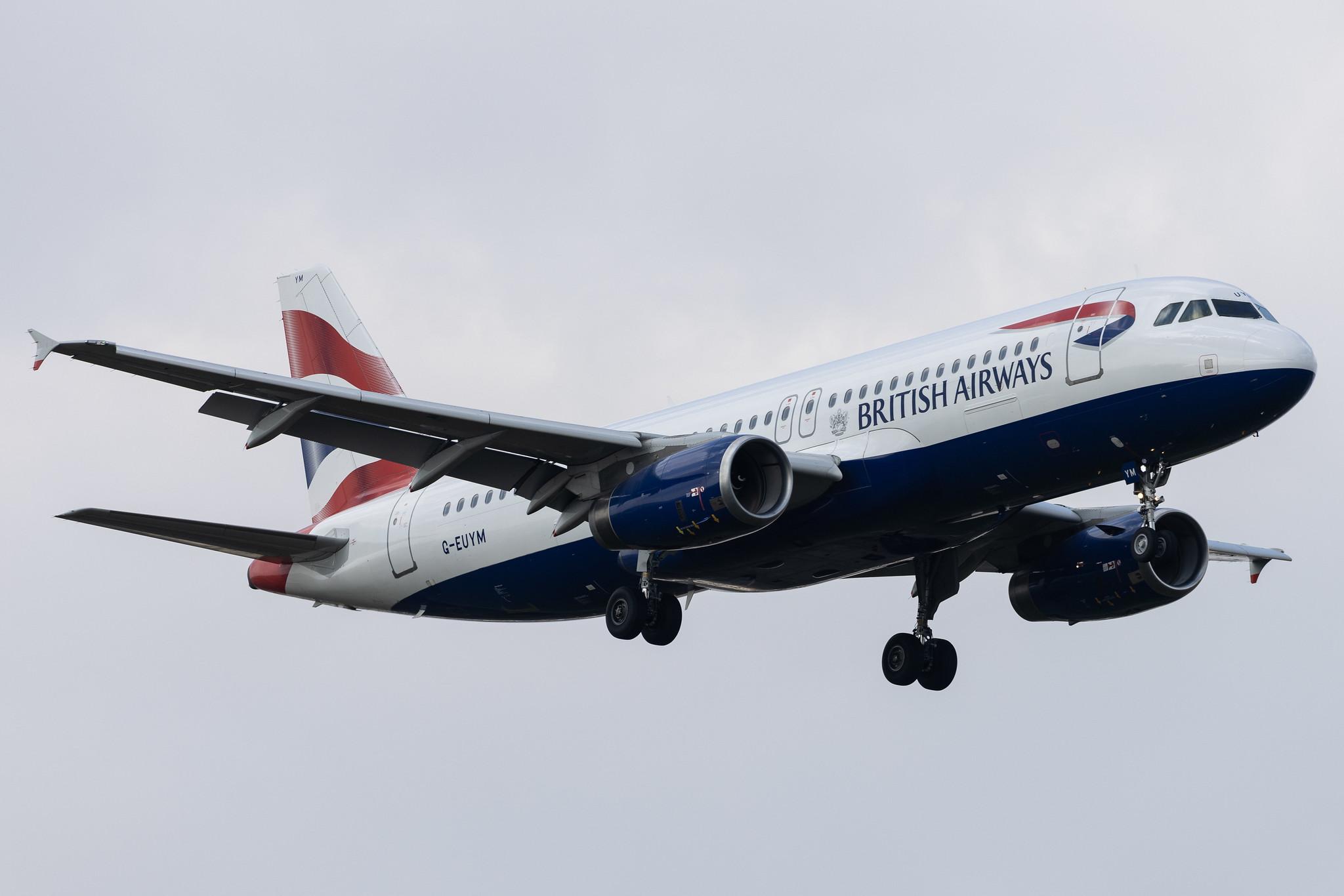 London Heathrow: British Airways (BA / BAW) | Airbus A320-232 A320 | G-EUYM | MSN 4791