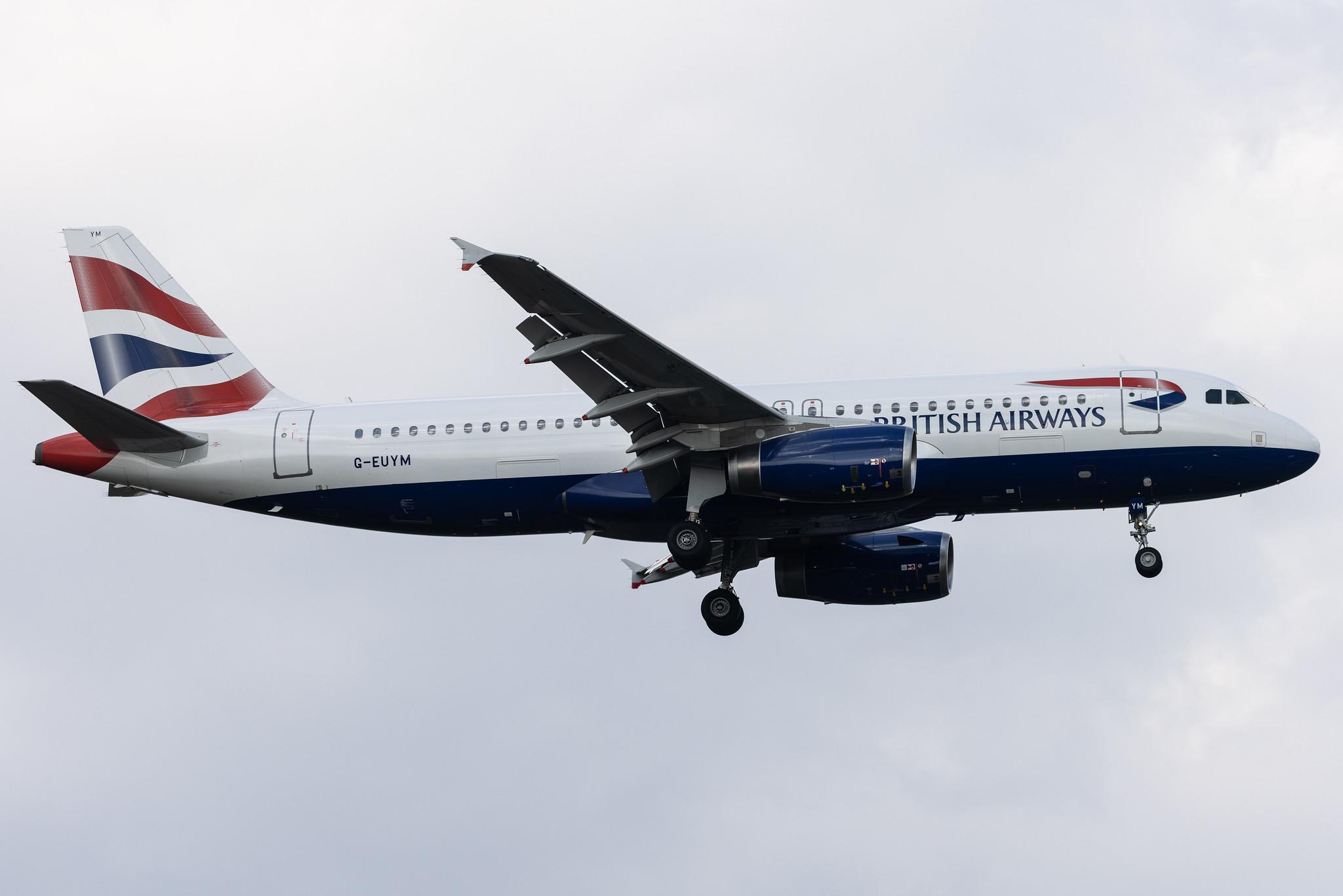 London Heathrow: British Airways (BA / BAW) | Airbus A320-232 A320 | G-EUYM | MSN 4791