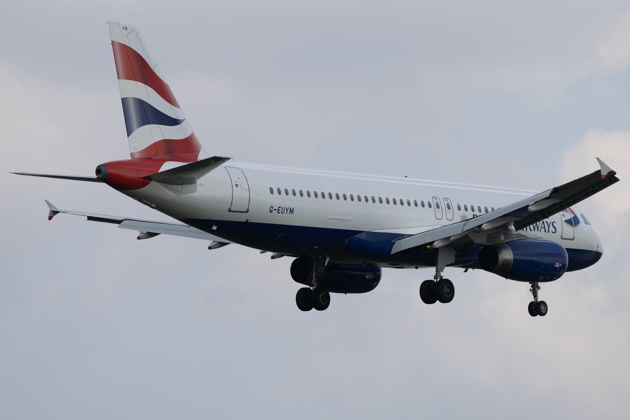London Heathrow: British Airways (BA / BAW) | Airbus A320-232 A320 | G-EUYM | MSN 4791