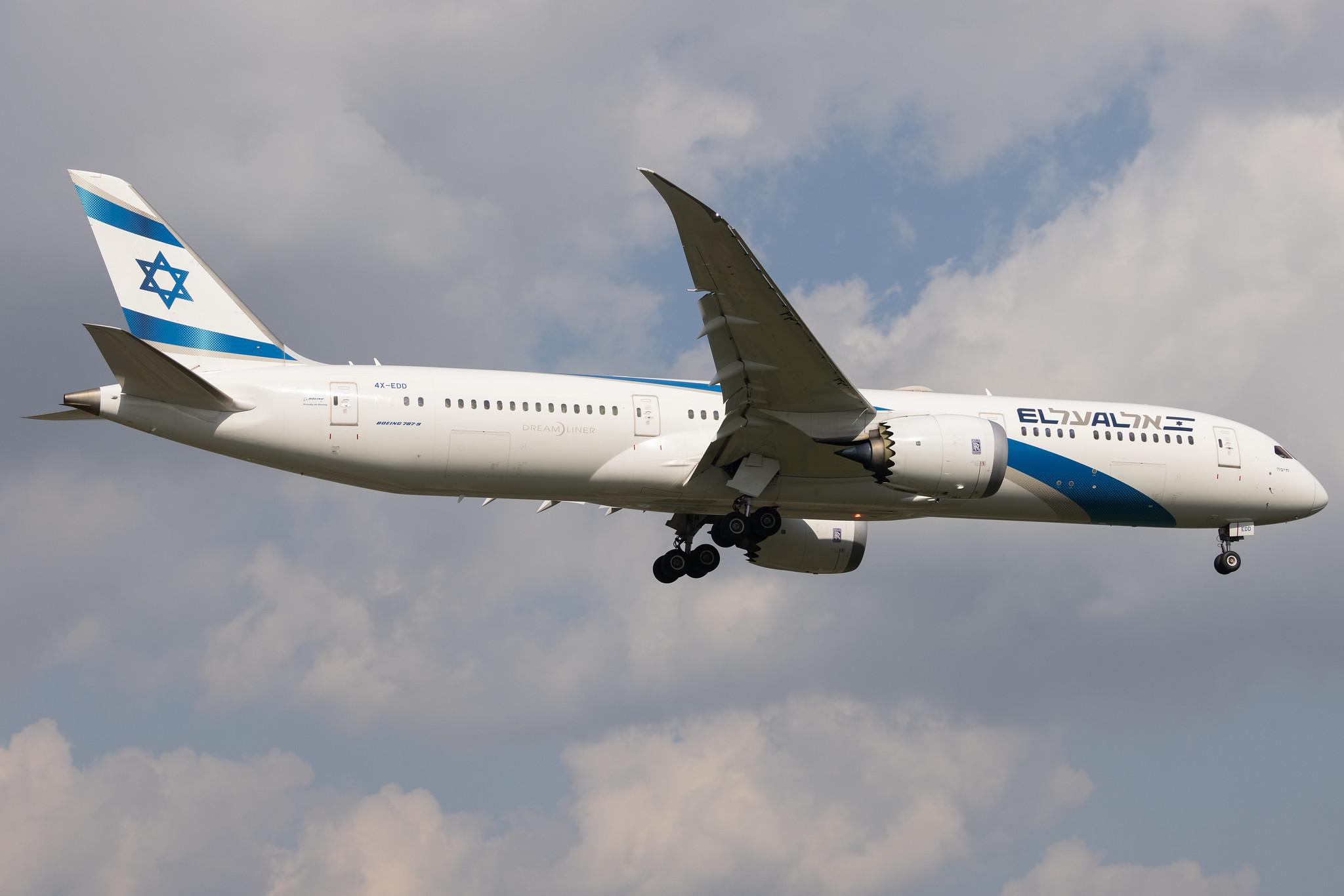 London Heathrow: El Al (LY / ELY) | Boeing 787-9 Dreamliner B789 | 4X-EDD | MSN 63392