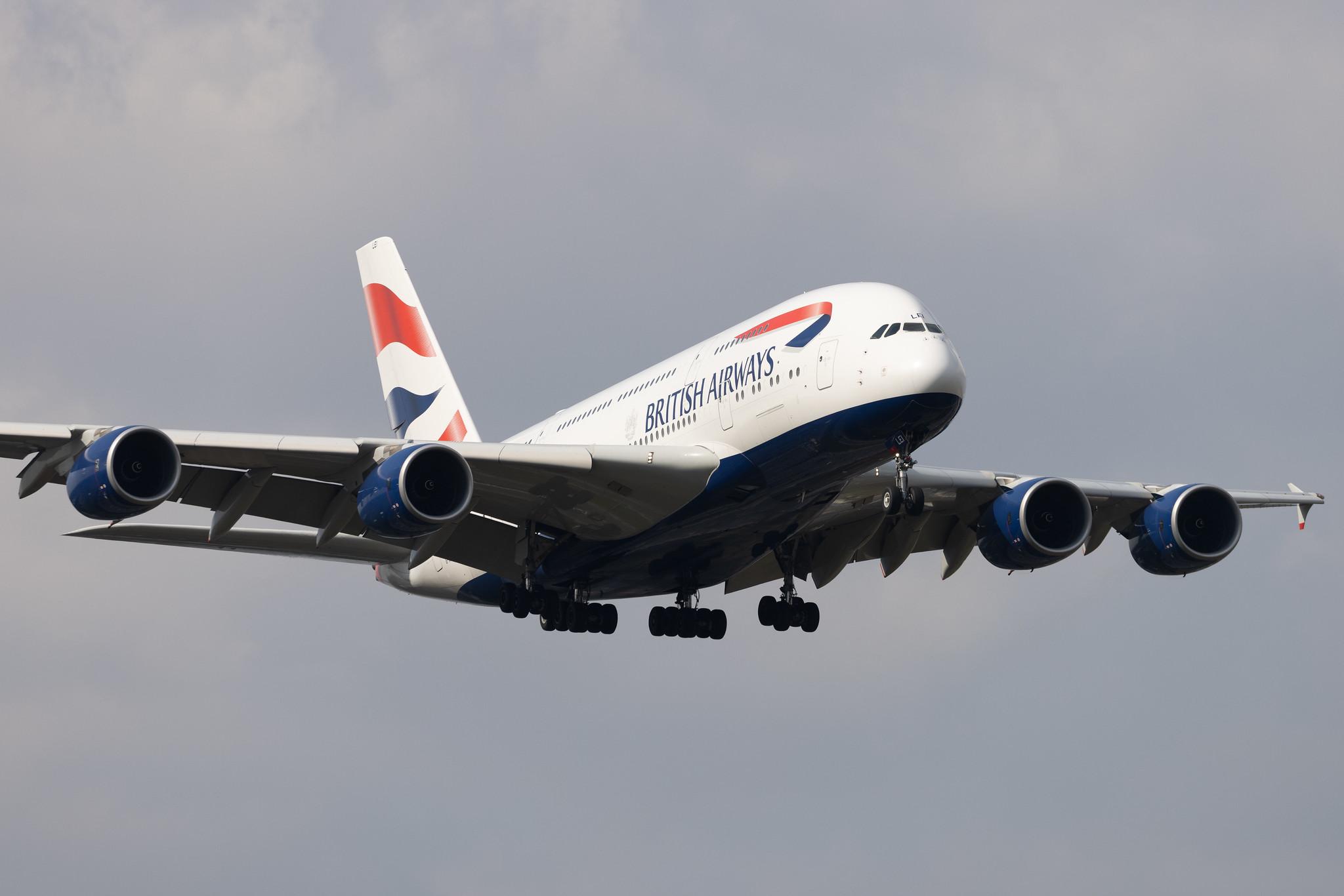 London Heathrow: British Airways (BA / BAW) | Airbus A380-841 A388 | G-XLEI | MSN 173
